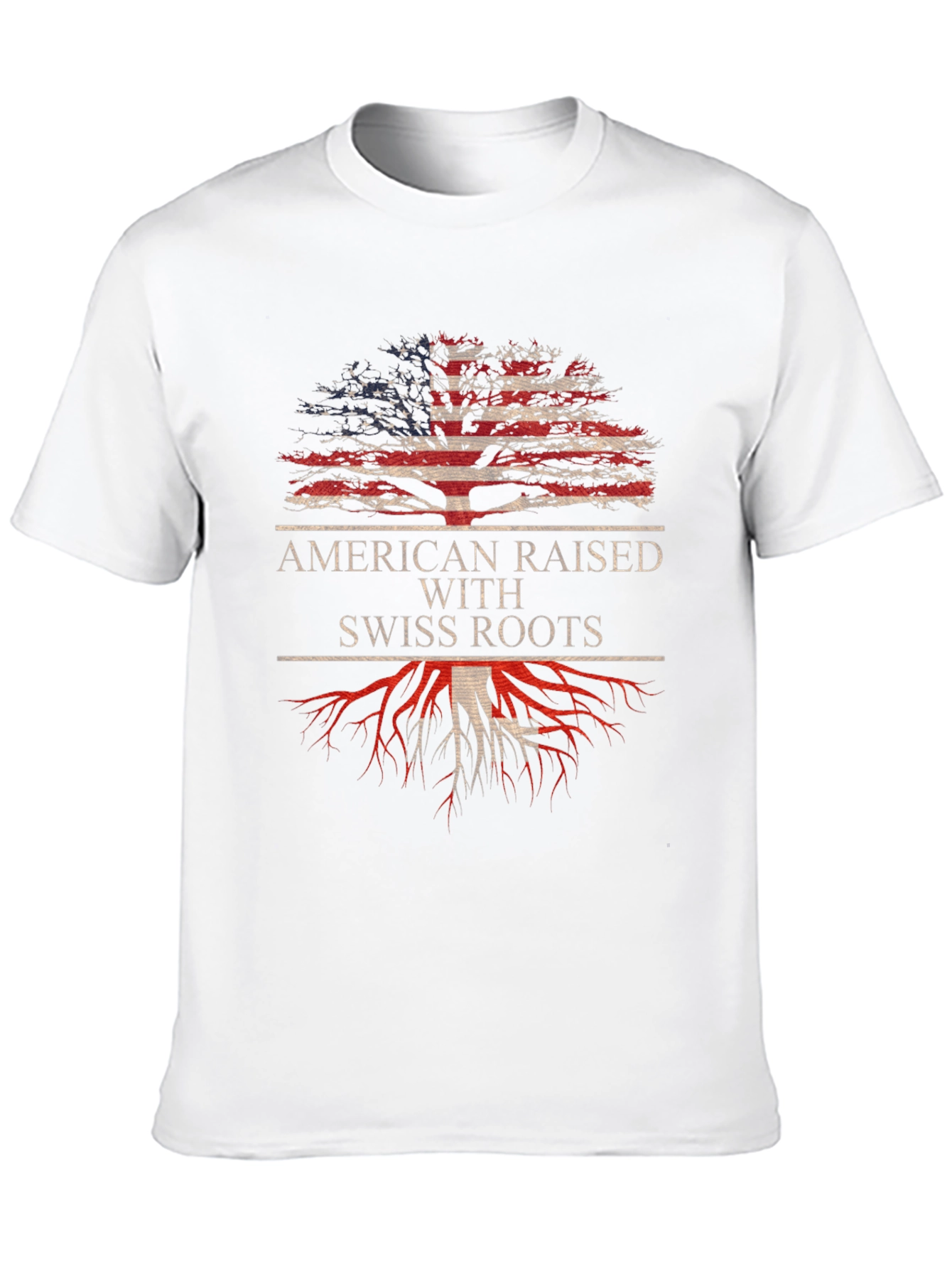 American Raised with Swiss Roots Tee