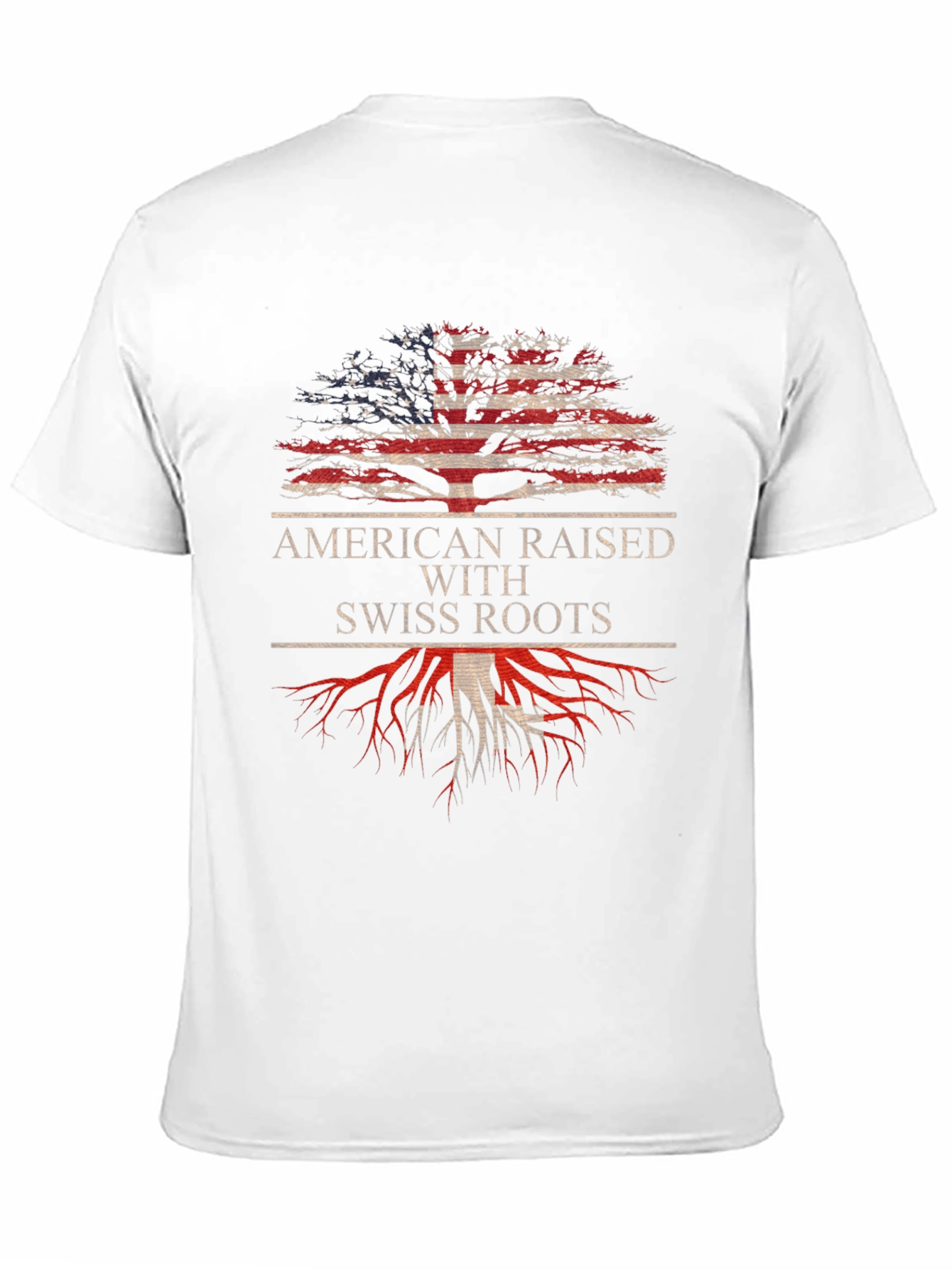 American Raised with Swiss Roots Tee