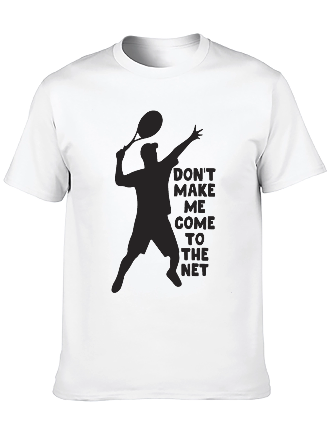 Tennis Player Silhouette Graphic T-Shirt