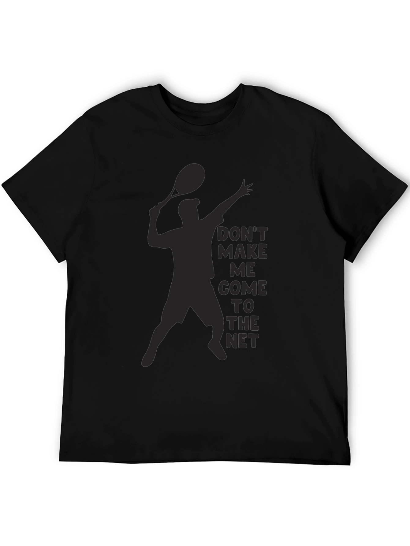 Tennis Player Silhouette Graphic T-Shirt