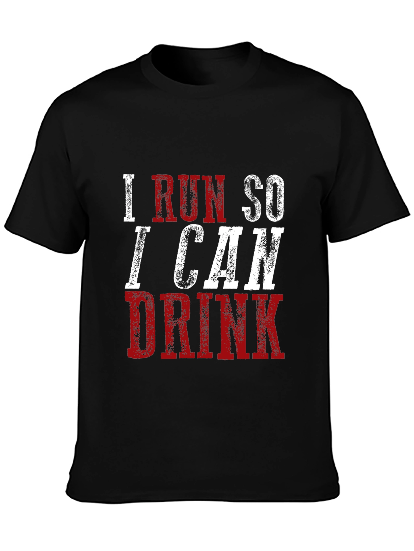 Funny I Run So I Can Drink Graphic Tee