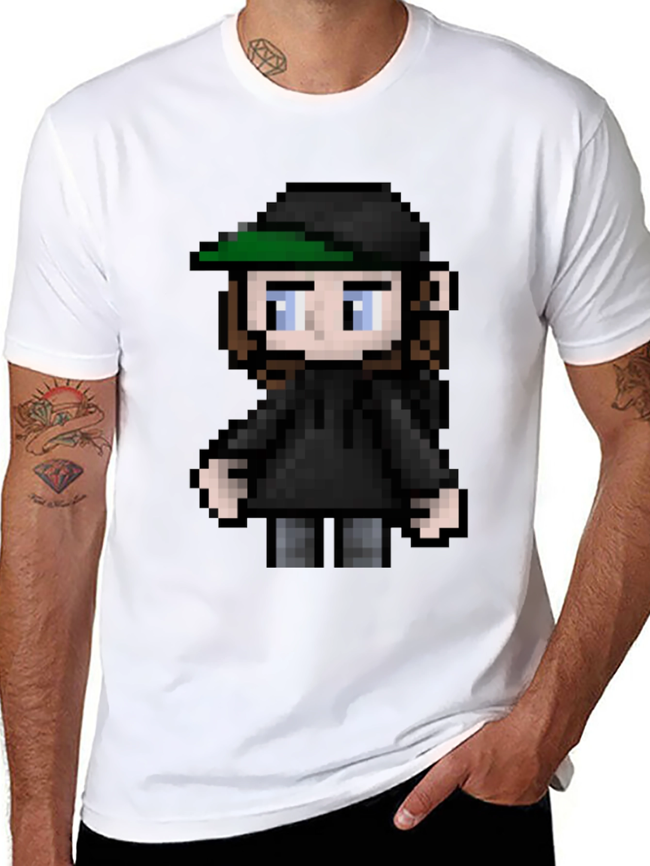 Pixel Art Character Tee