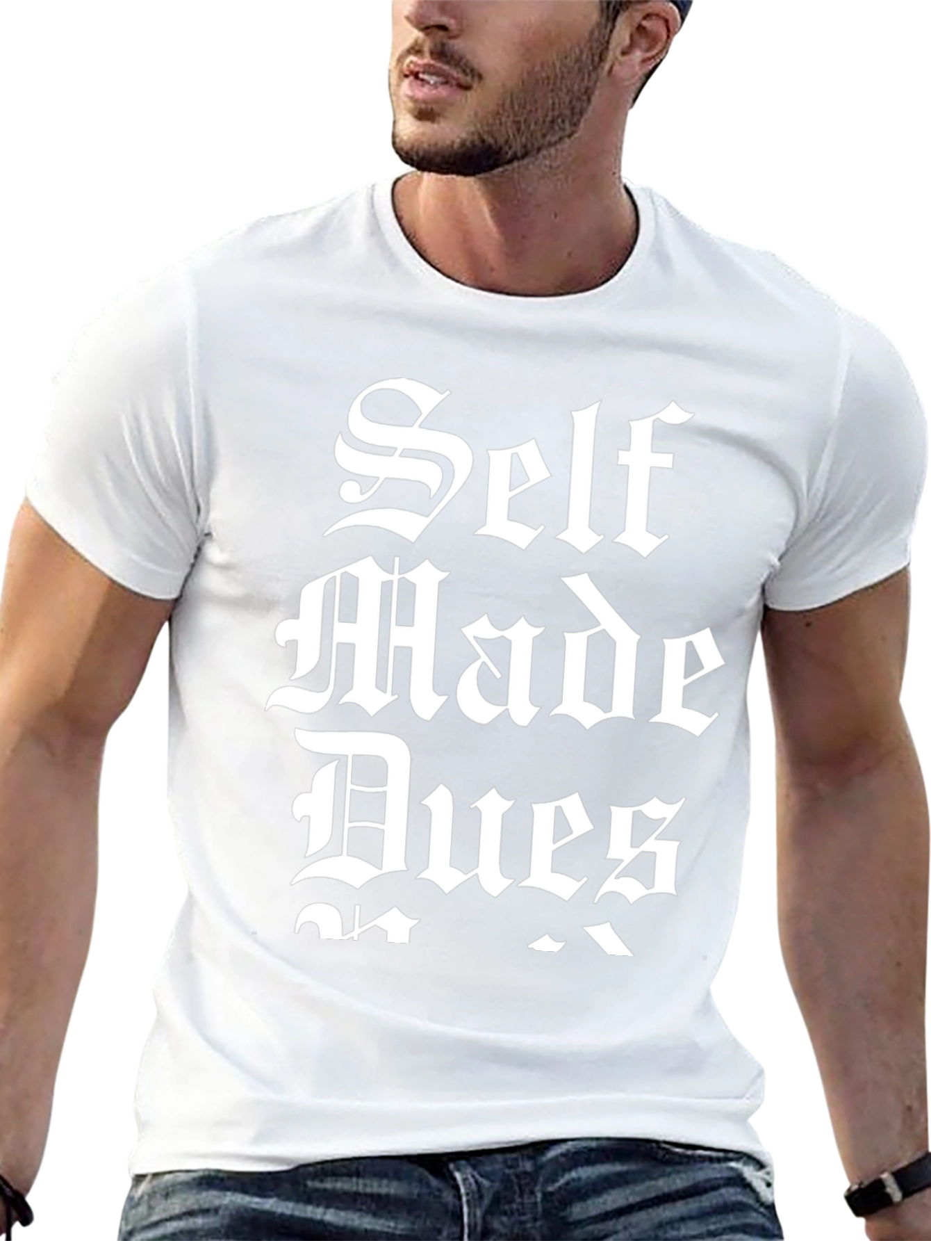 Self Made Dues Black Graphic T-Shirt