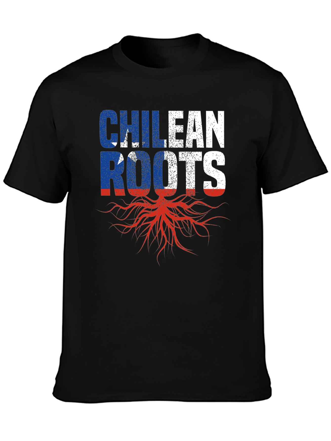 Chilean Roots Graphic T-Shirt - Black