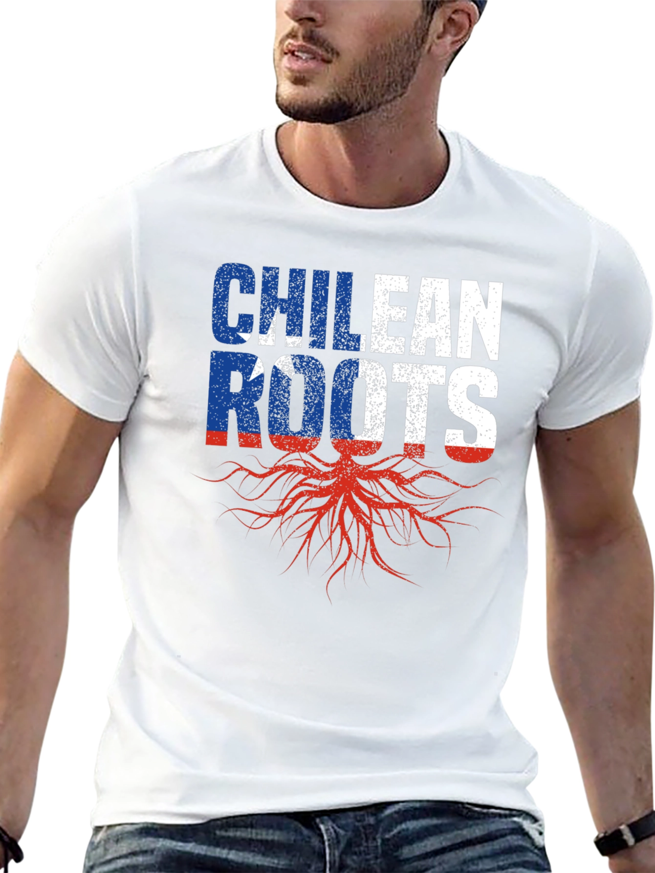 Chilean Roots Graphic T-Shirt - Black