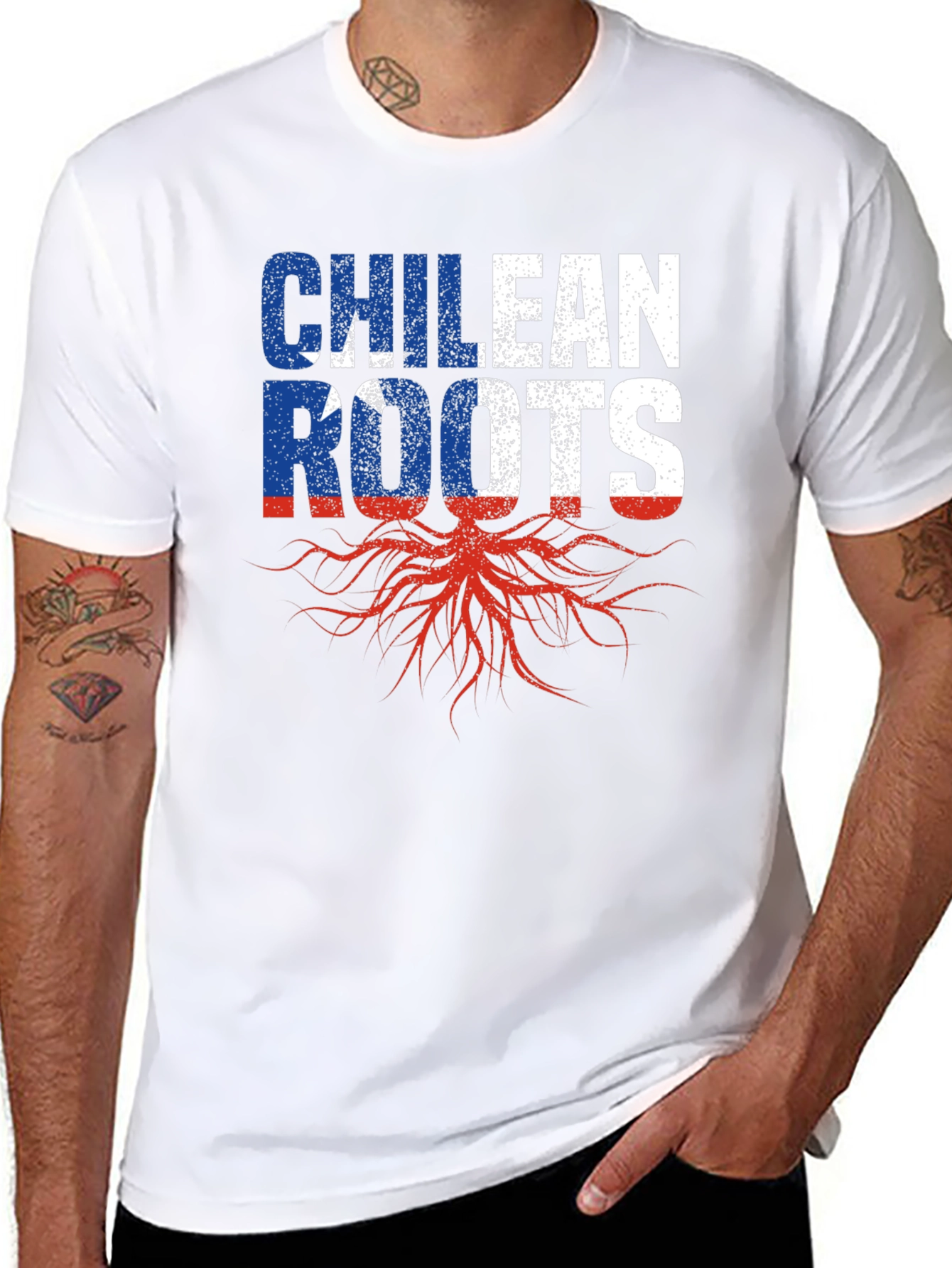 Chilean Roots Graphic T-Shirt - Black
