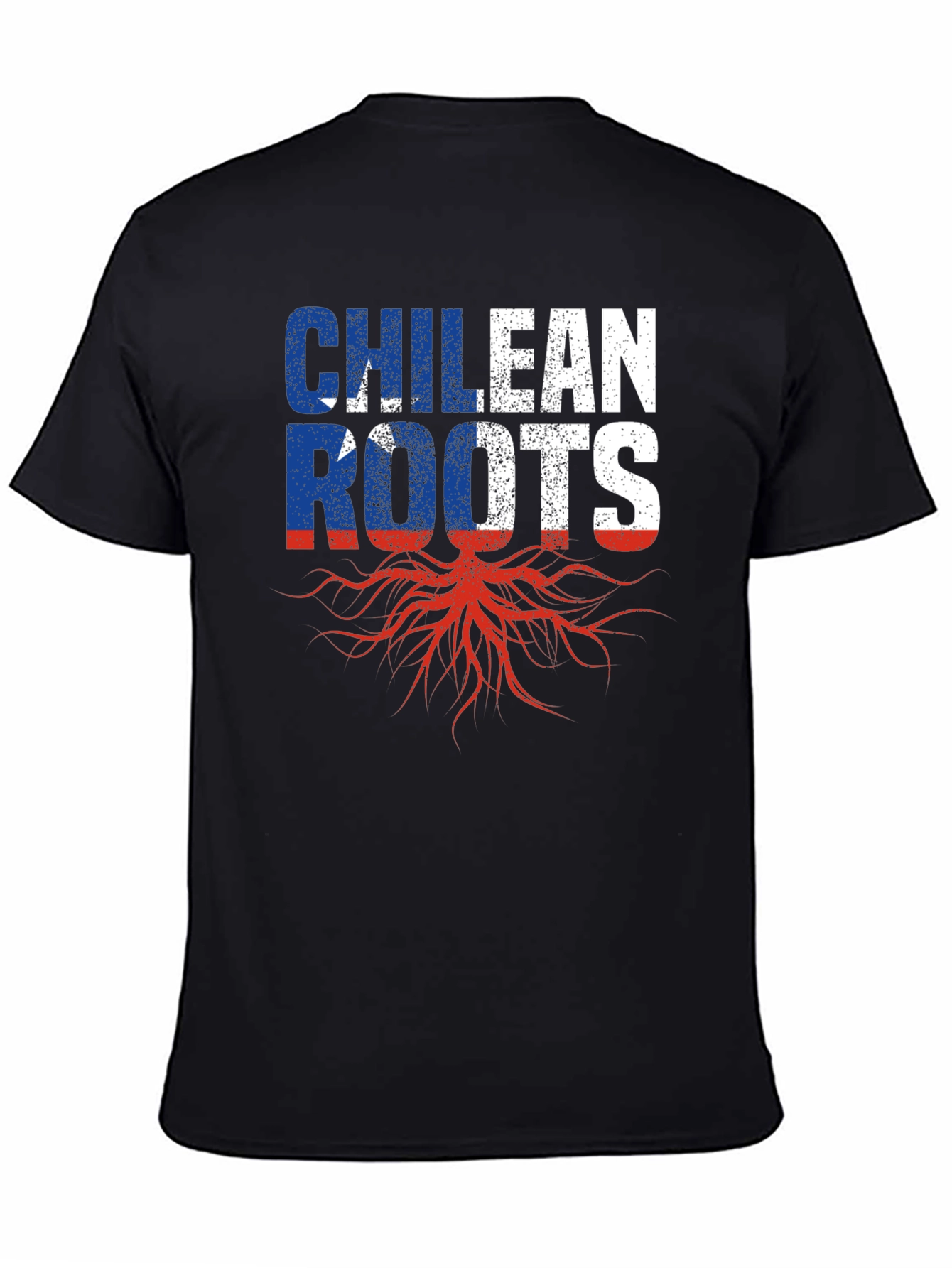Chilean Roots Graphic T-Shirt - Black