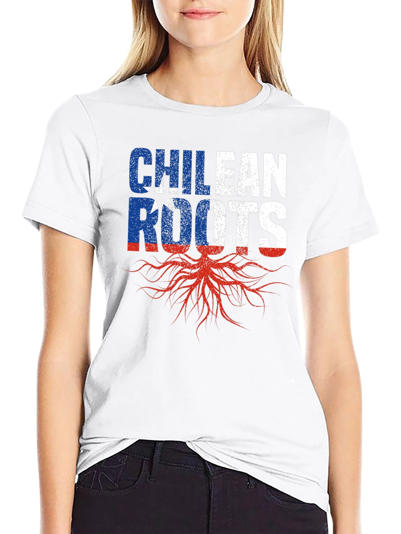 Chilean Roots Graphic T-Shirt - Black