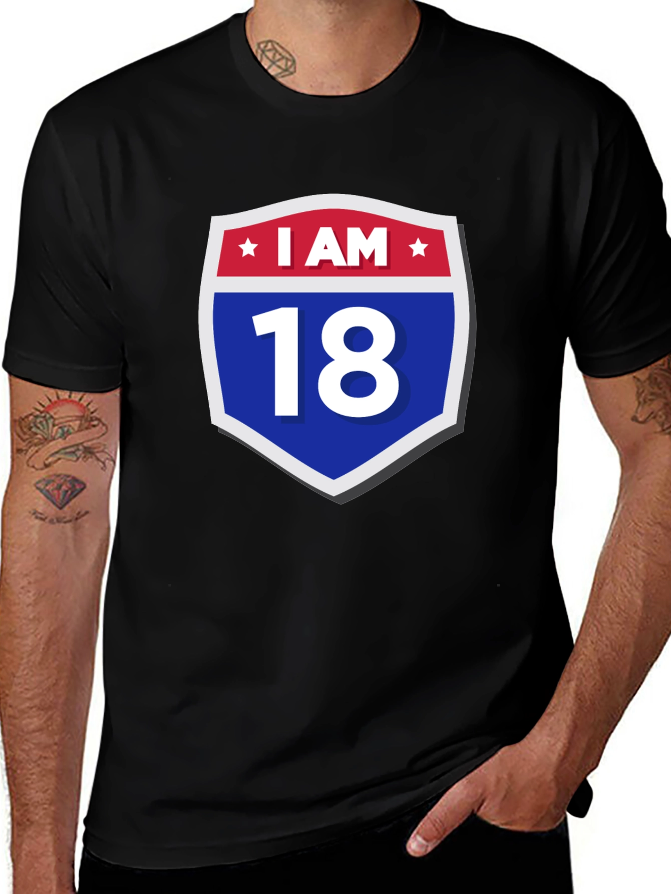 I AM 18 T-Shirt - Birthday Gift Tee