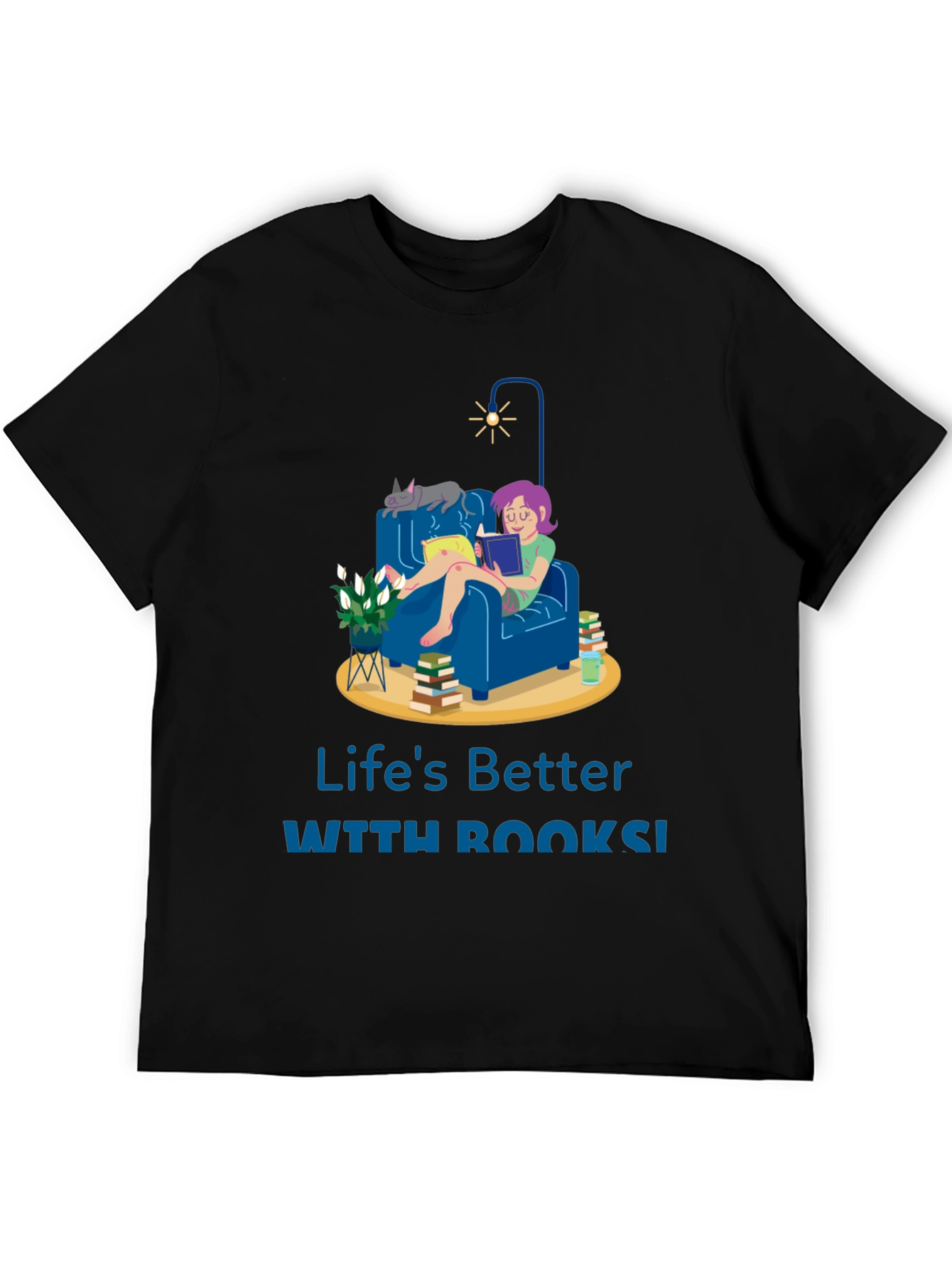 Lifes Better with Books T-Shirt