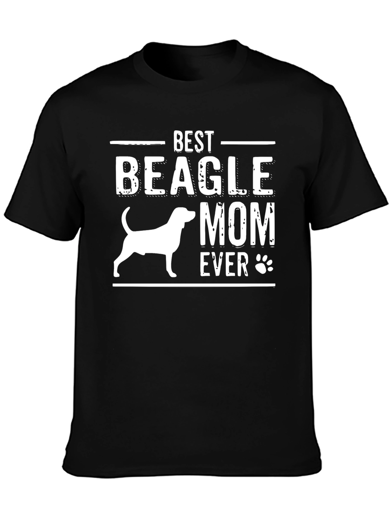 Best Beagle Mom Ever Graphic T-Shirt