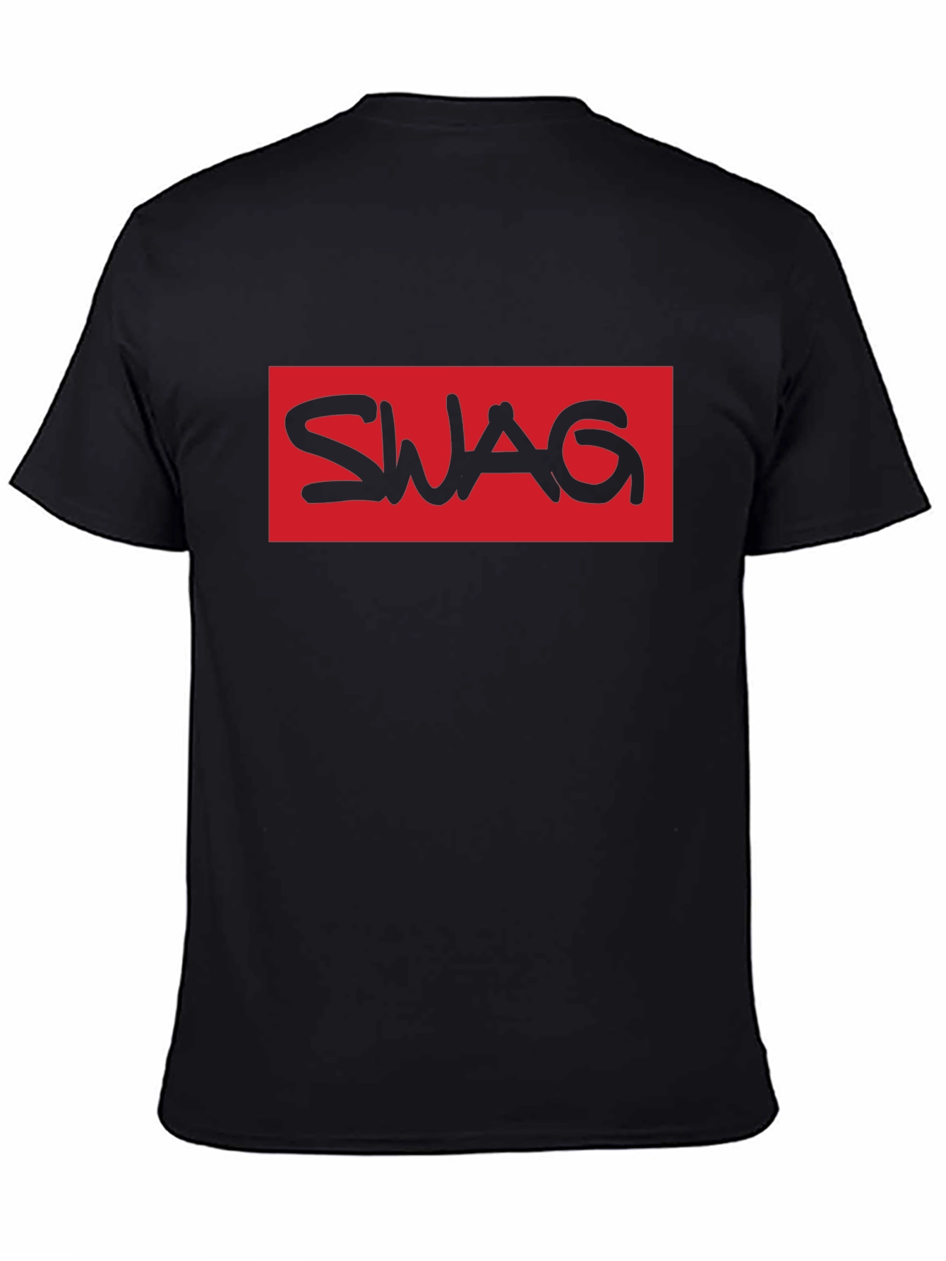 Swag Graphic T-Shirt - Black - Mens Fashion Tee