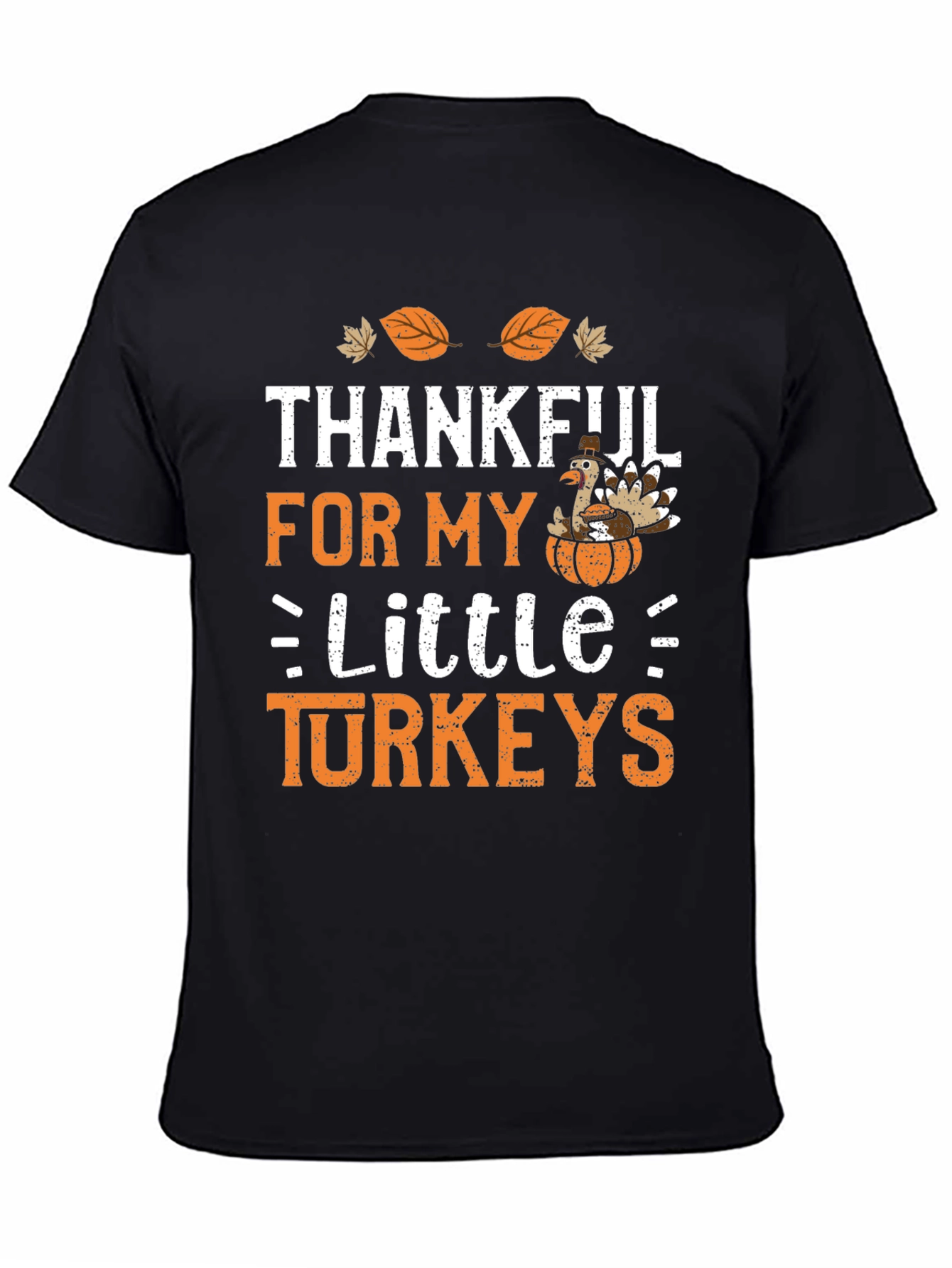 Thankful for Little Turkeys Graphic T-Shirt