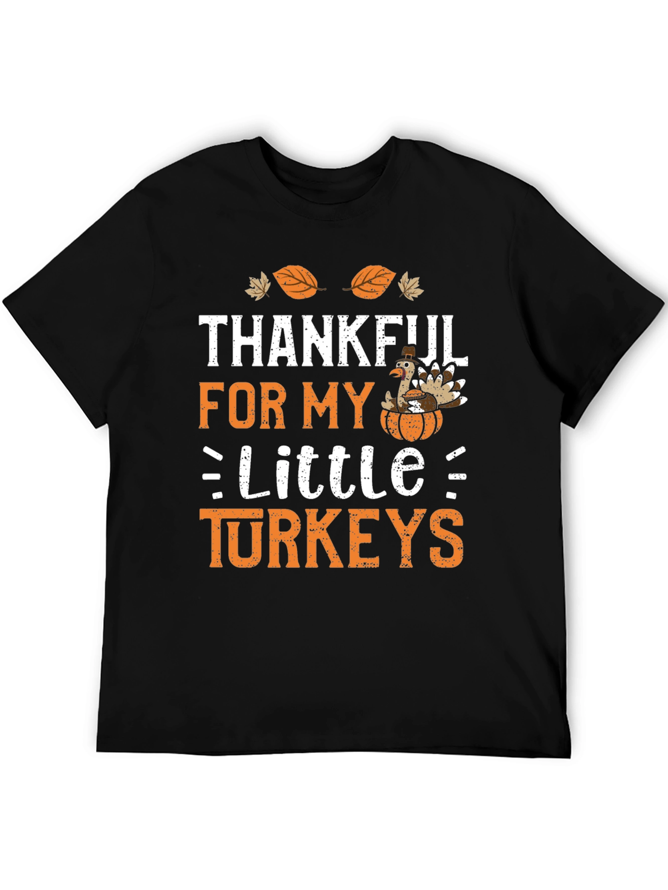 Thankful for Little Turkeys Graphic T-Shirt