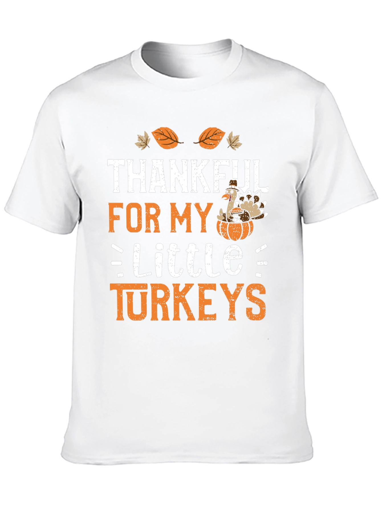 Thankful for Little Turkeys Graphic T-Shirt