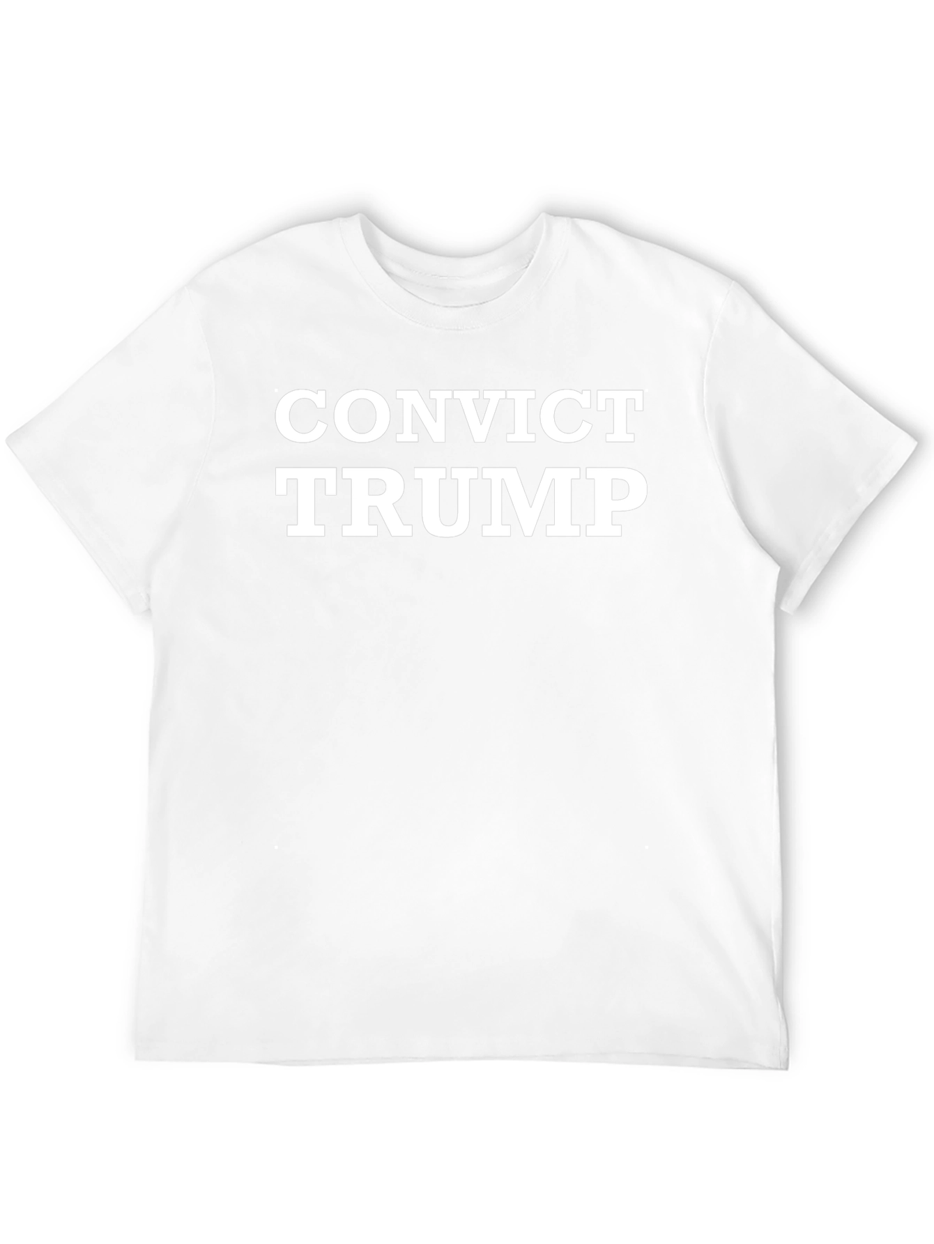 Convict Trump Black Graphic T-Shirt