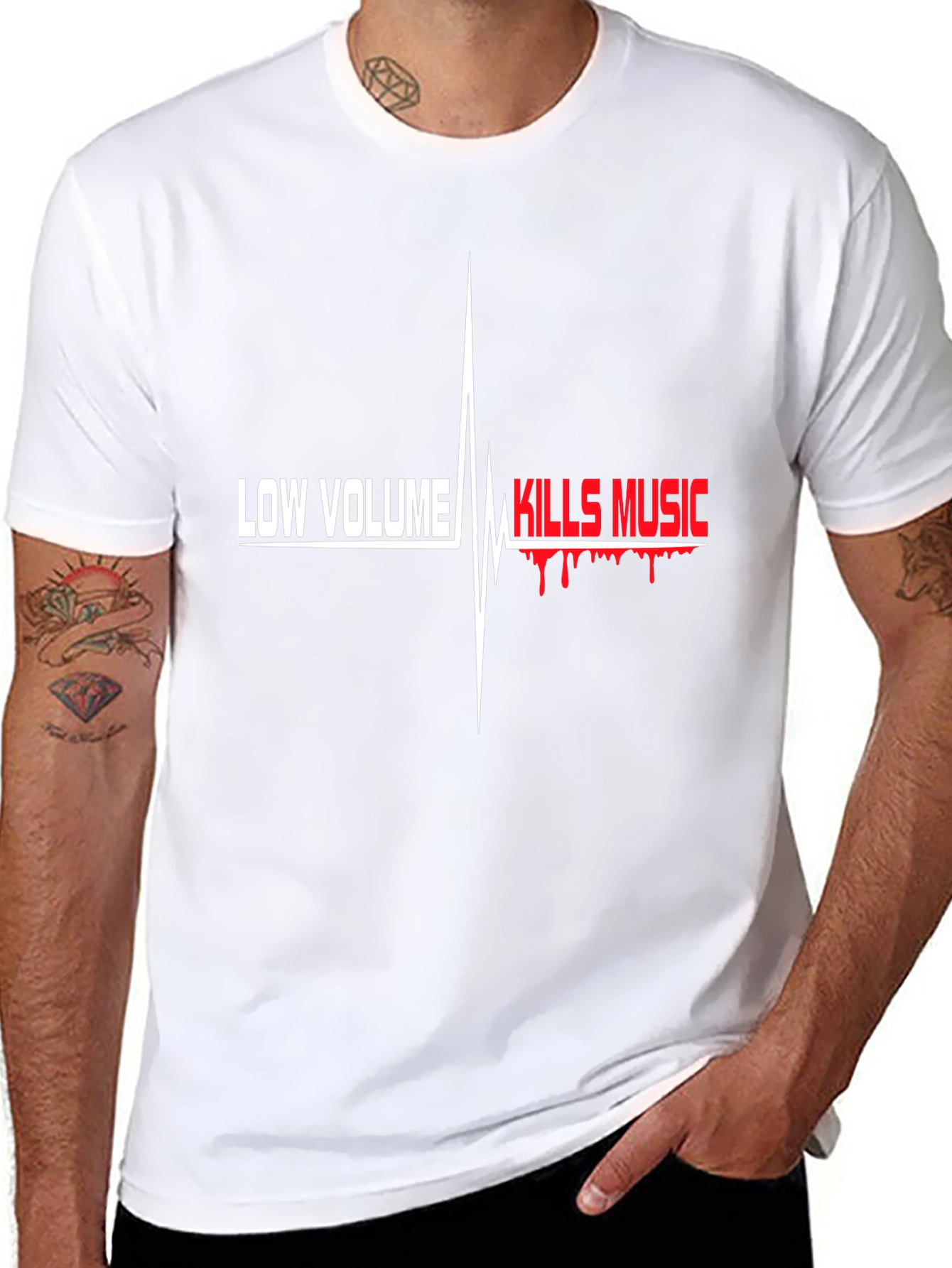 Low Volume Kills Music Graphic T-Shirt