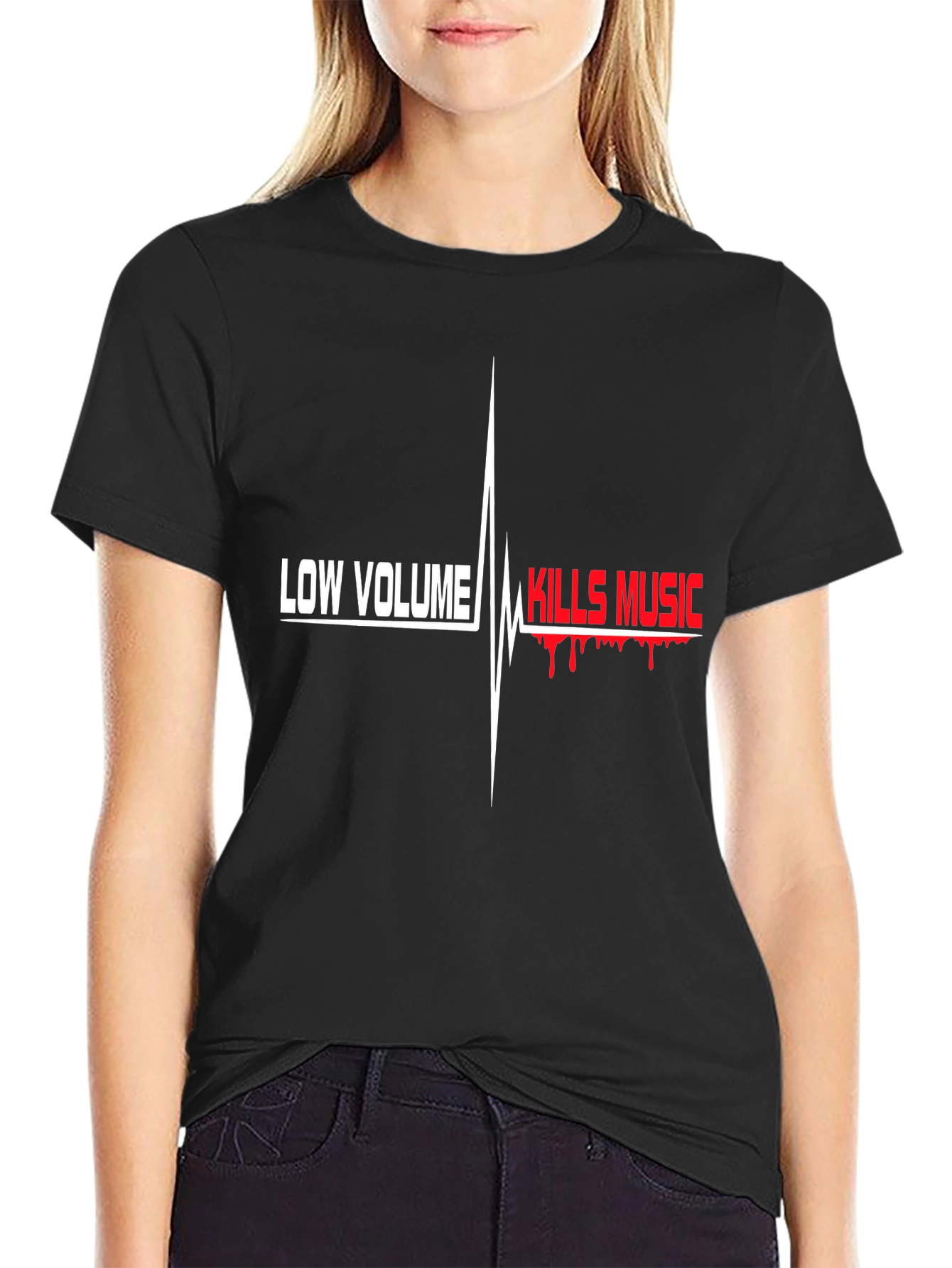 Low Volume Kills Music Graphic T-Shirt