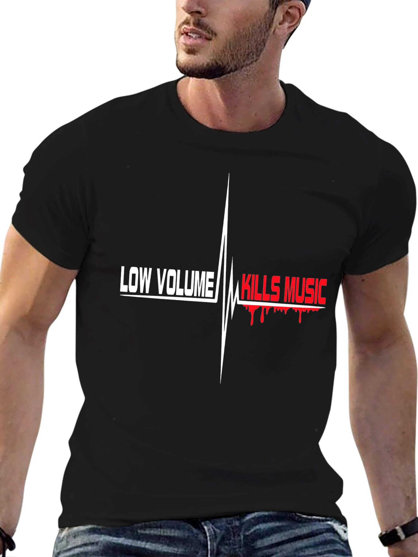 Low Volume Kills Music Graphic T-Shirt