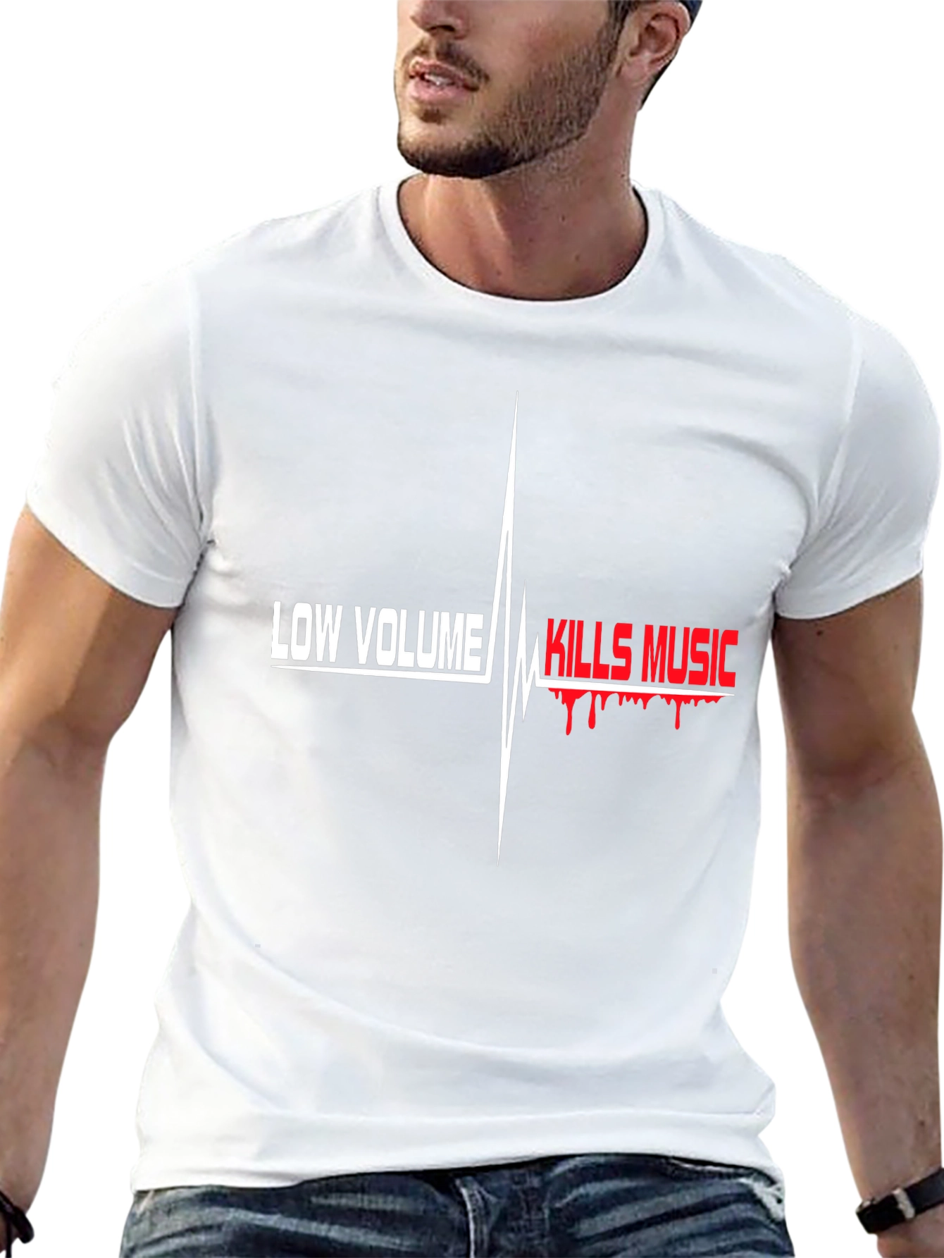 Low Volume Kills Music Graphic T-Shirt