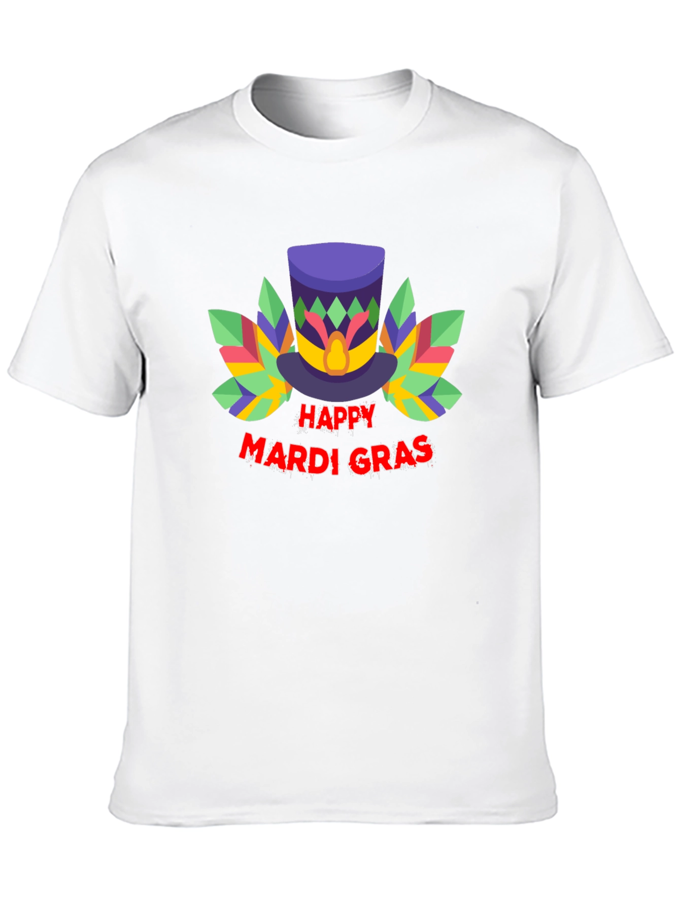 Happy Mardi Gras T-Shirt Party Tee