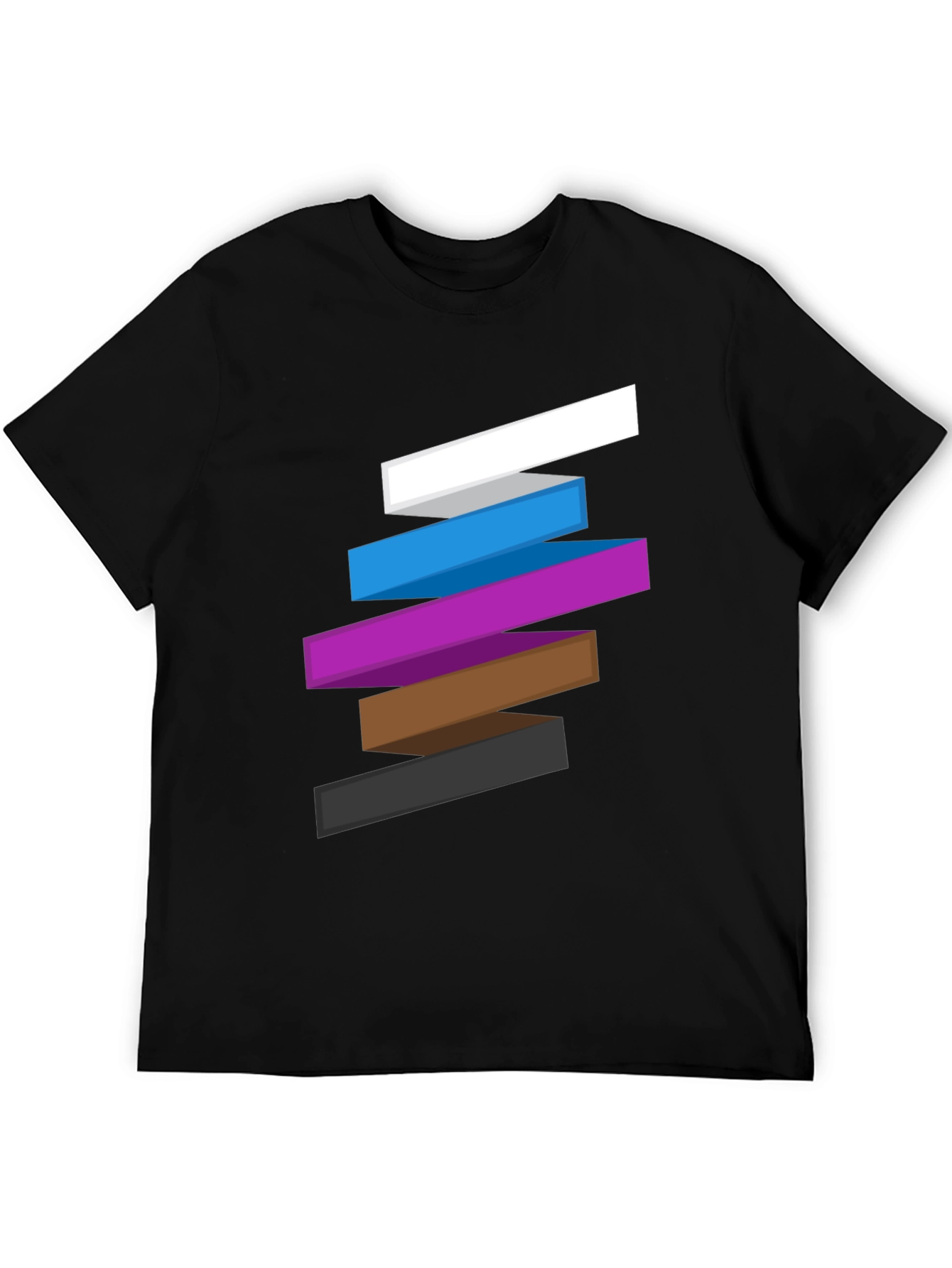 Modern Geometric Stripe T-Shirt - Casual Comfort