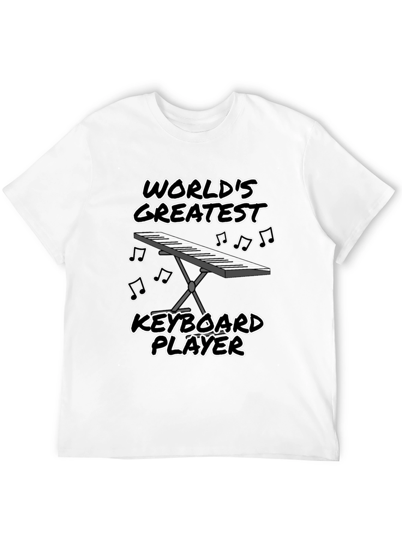 Worlds Greatest Keyboard Player Graphic Tee