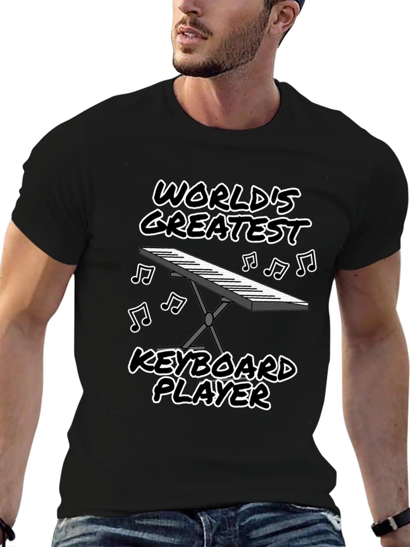 Worlds Greatest Keyboard Player Graphic Tee