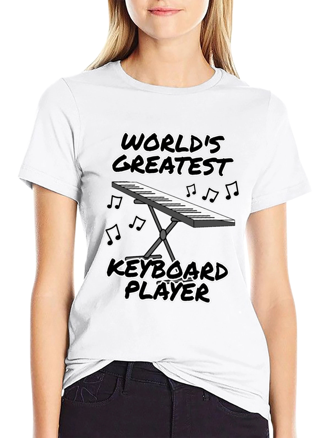 Worlds Greatest Keyboard Player Graphic Tee