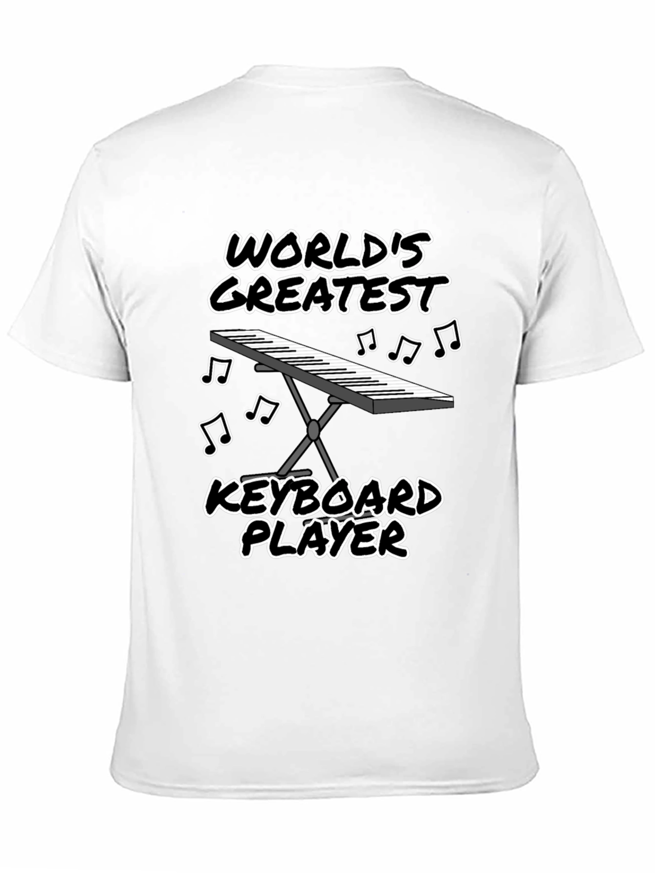 Worlds Greatest Keyboard Player Graphic Tee