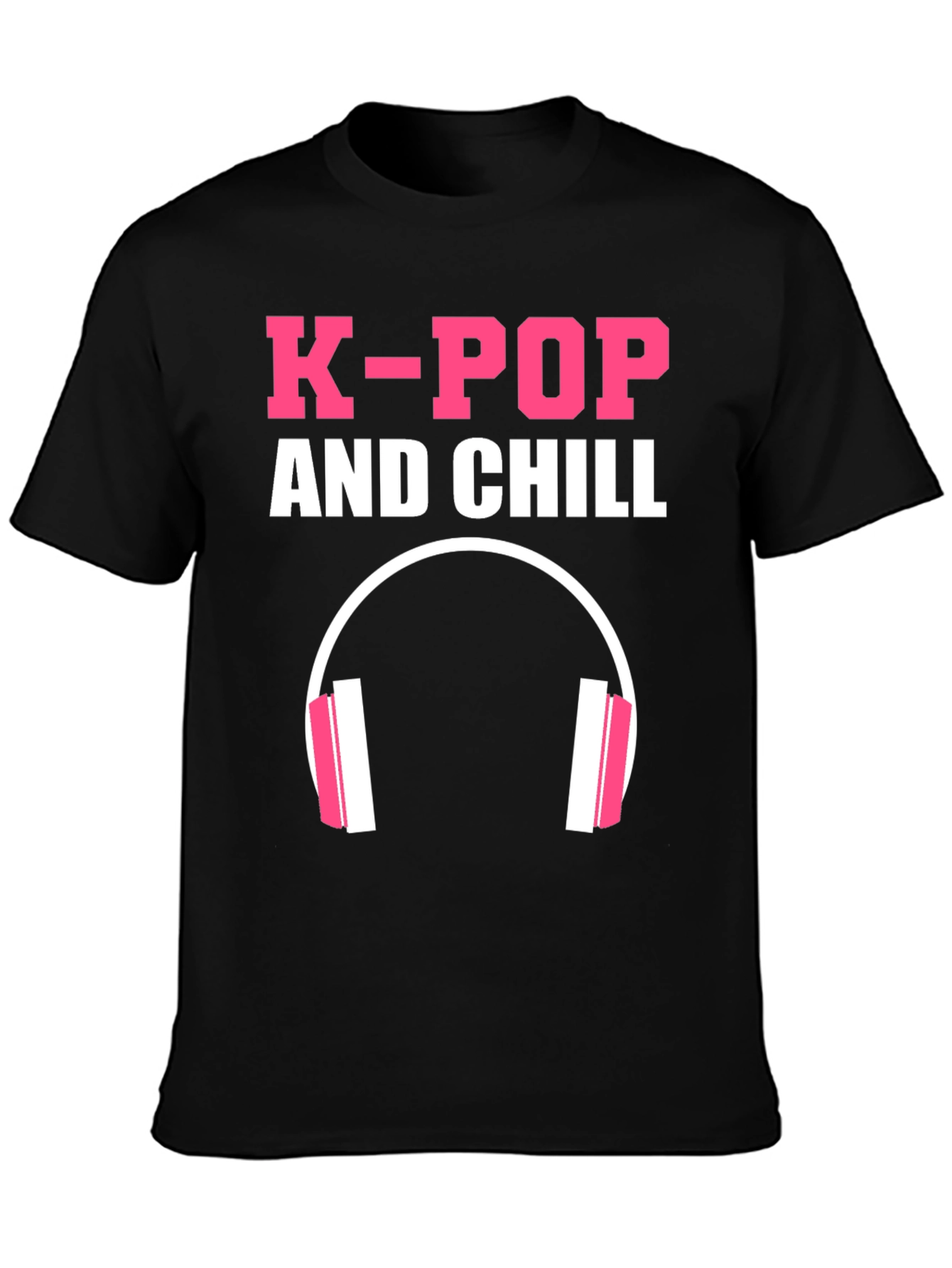 K-Pop and Chill Graphic T-Shirt