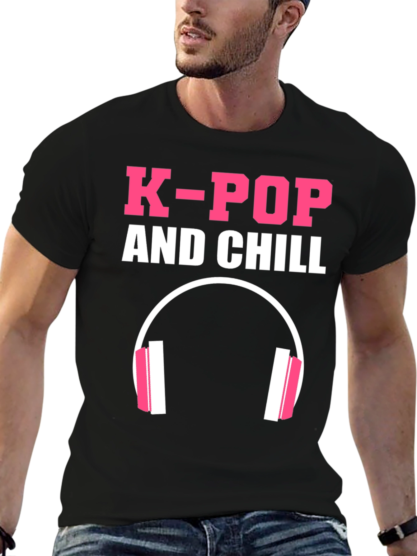 K-Pop and Chill Graphic T-Shirt