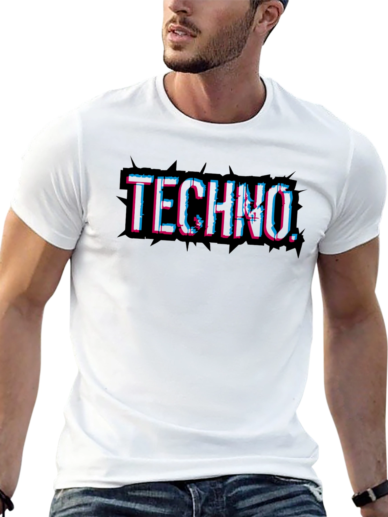 Techno T-Shirt - Retro Graphic Tee