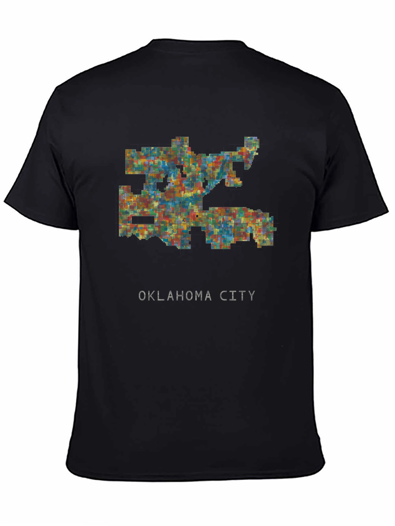 Oklahoma City Map T-Shirt