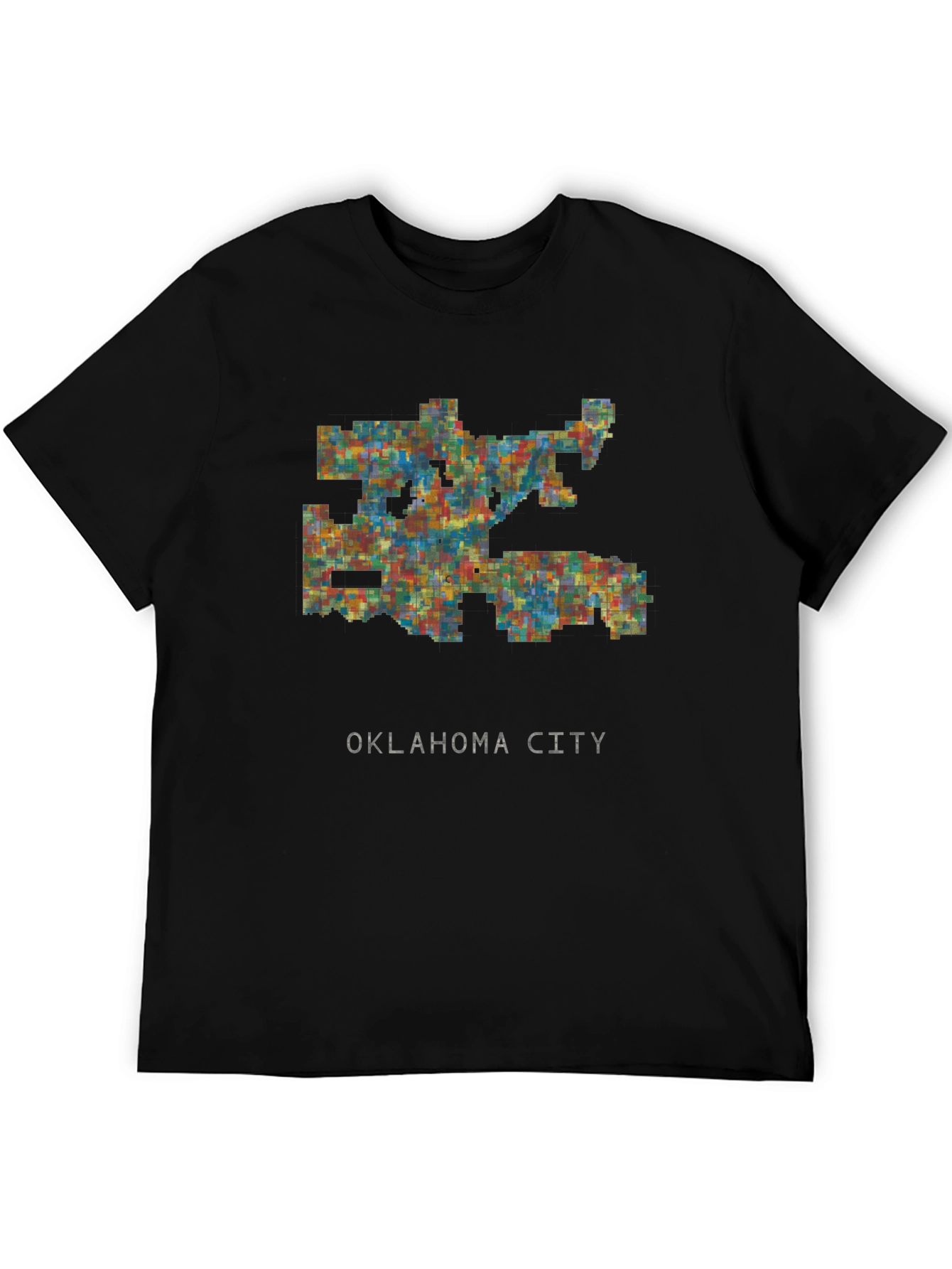 Oklahoma City Map T-Shirt