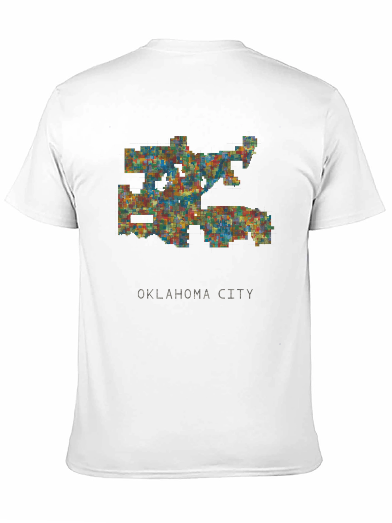 Oklahoma City Map T-Shirt