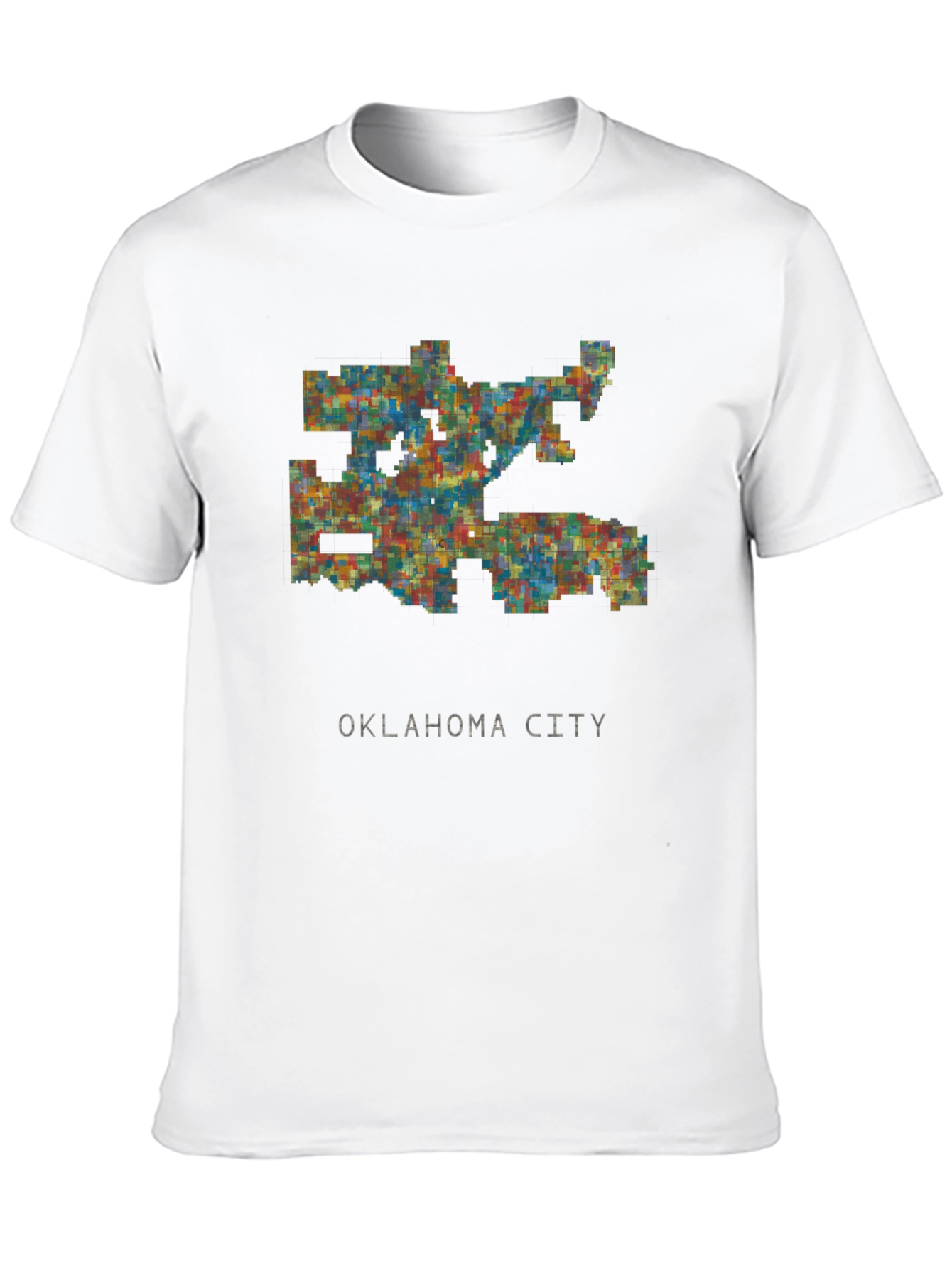 Oklahoma City Map T-Shirt