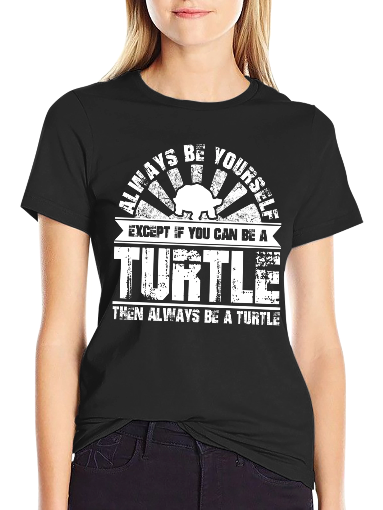 Always Be Yourself Turtle Graphic Tee