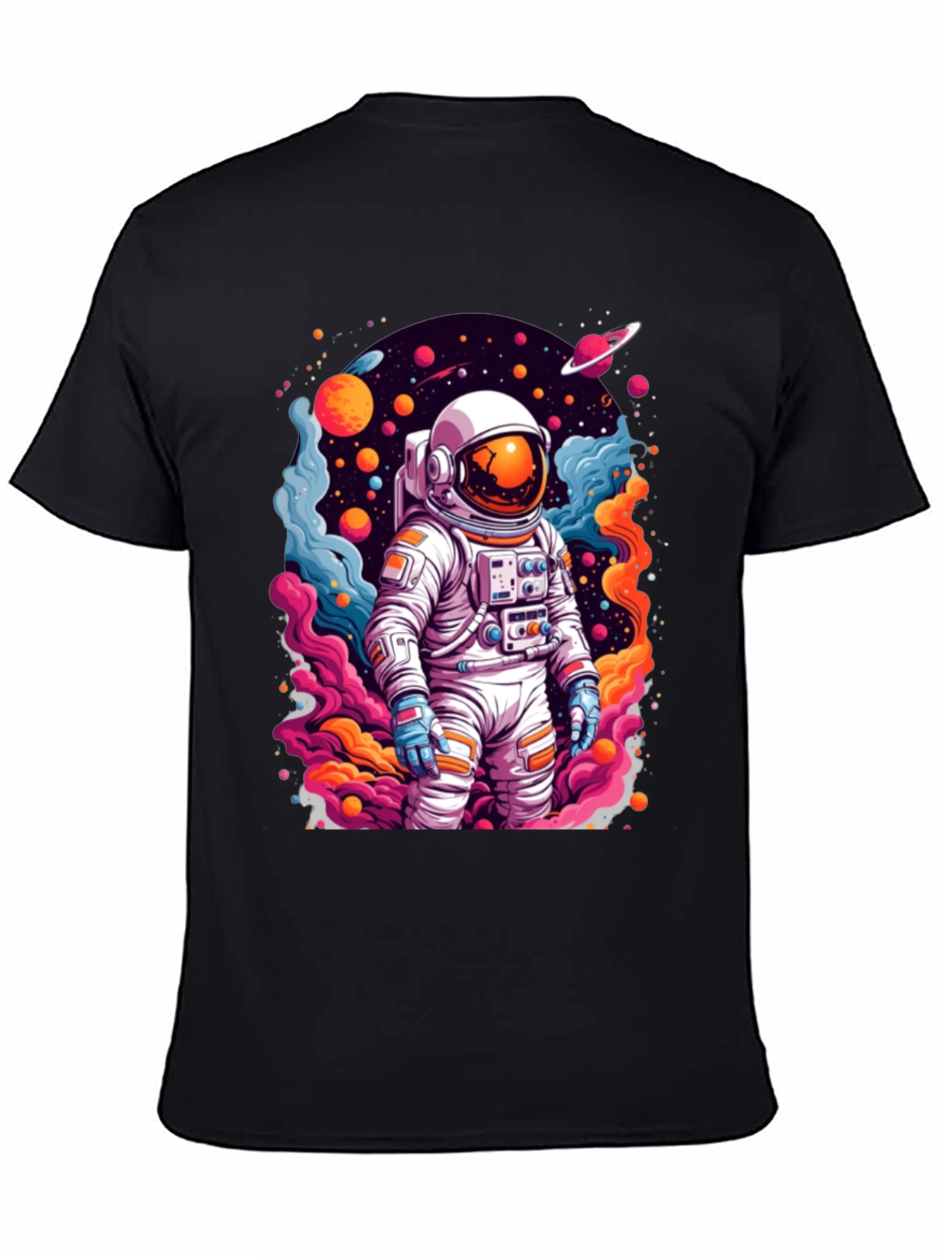 Space Astronaut T-Shirt - Galaxy Design