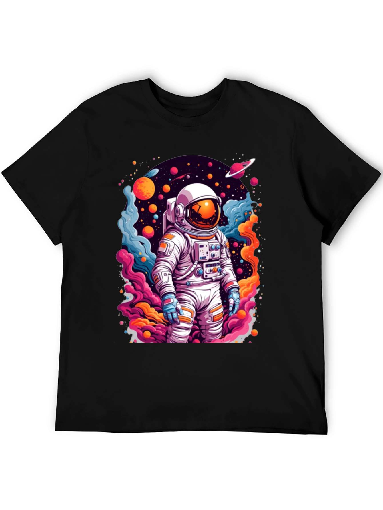 Space Astronaut T-Shirt - Galaxy Design