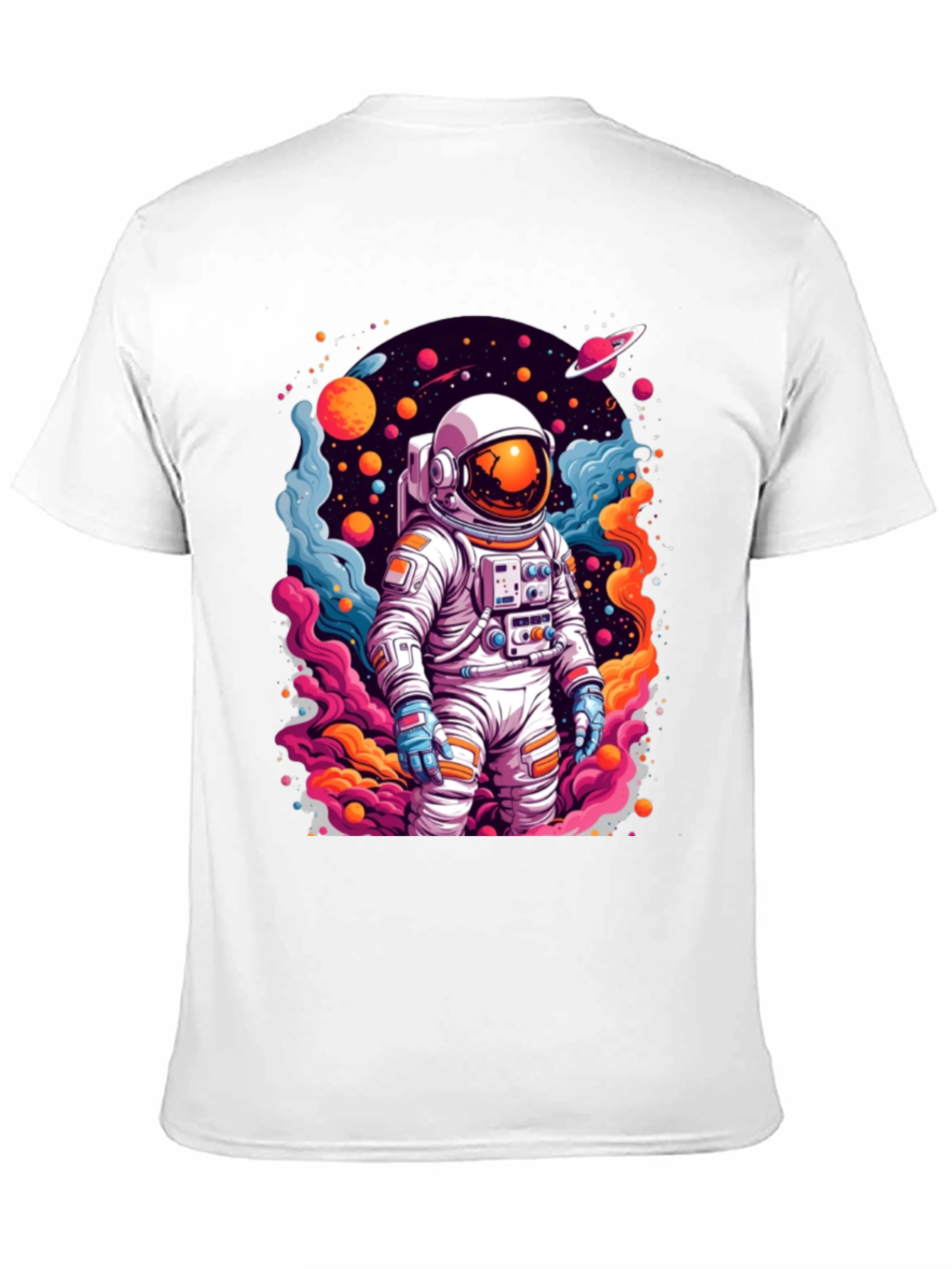 Space Astronaut T-Shirt - Galaxy Design