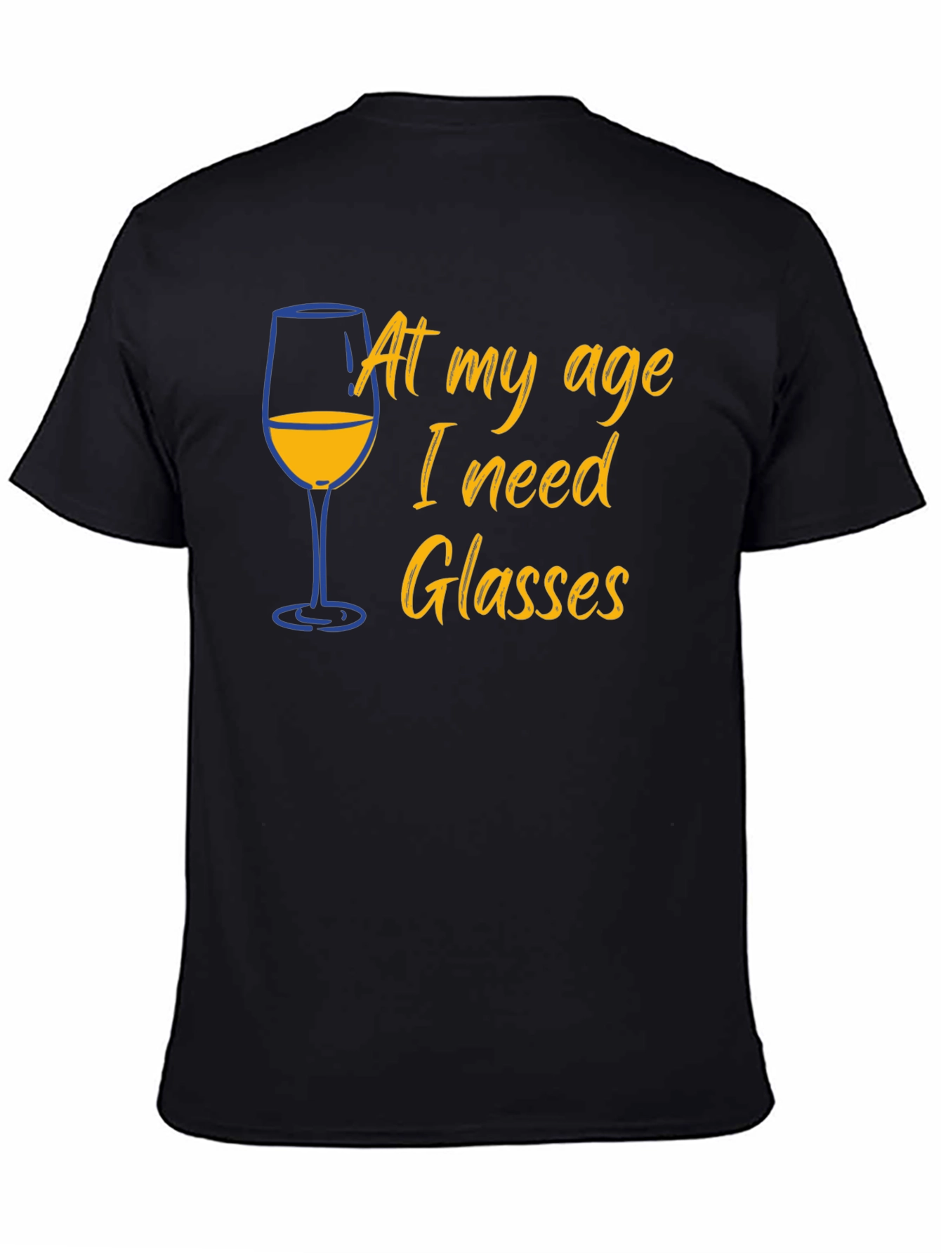Funny Age Wine Glasses T-Shirt