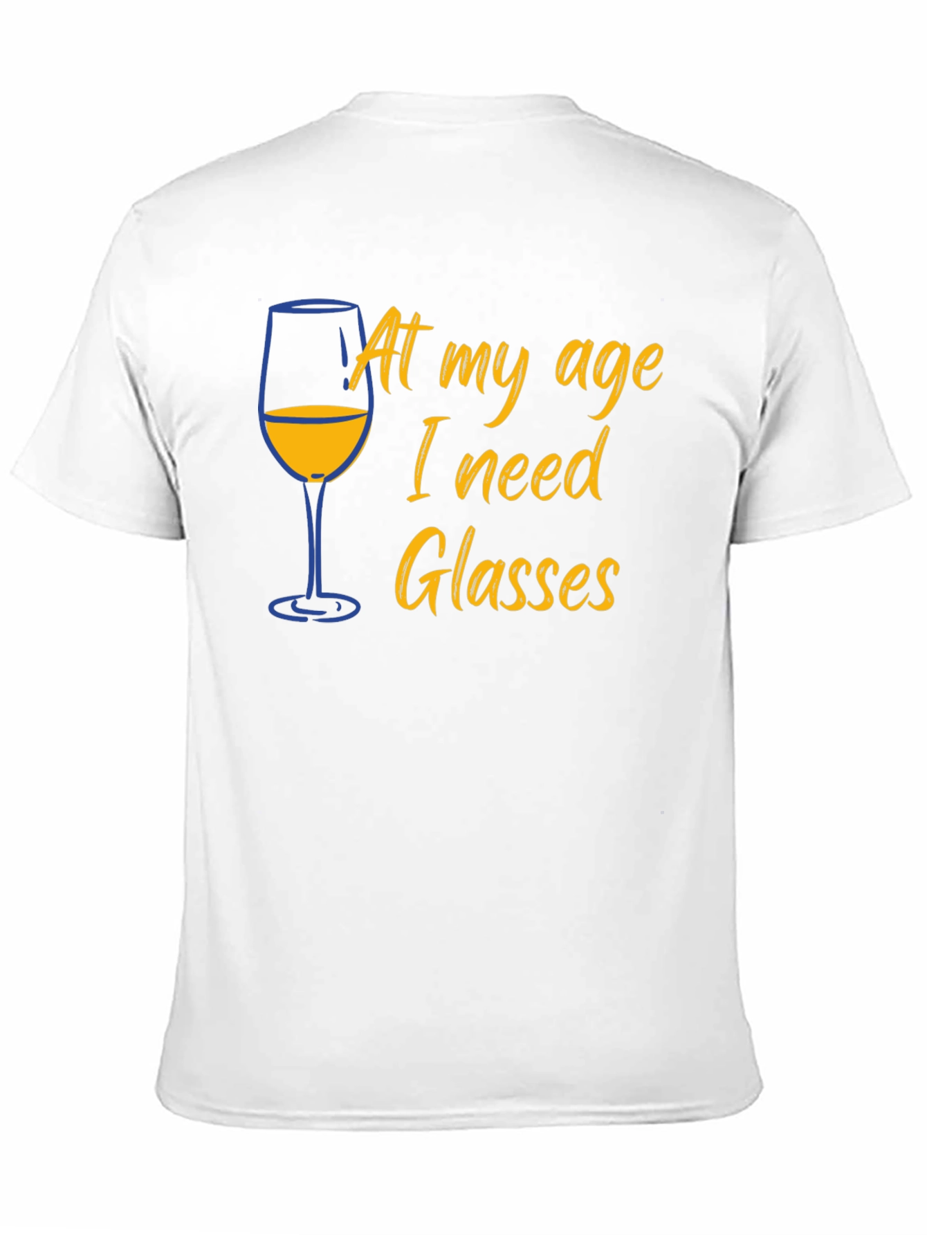 Funny Age Wine Glasses T-Shirt