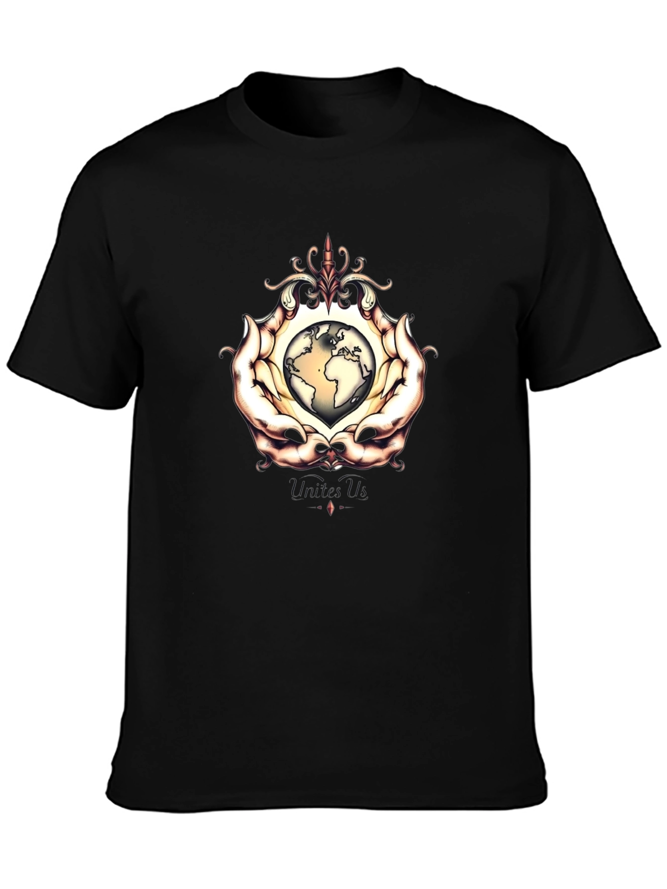 Earth in Hands Graphic T-Shirt - Unisex