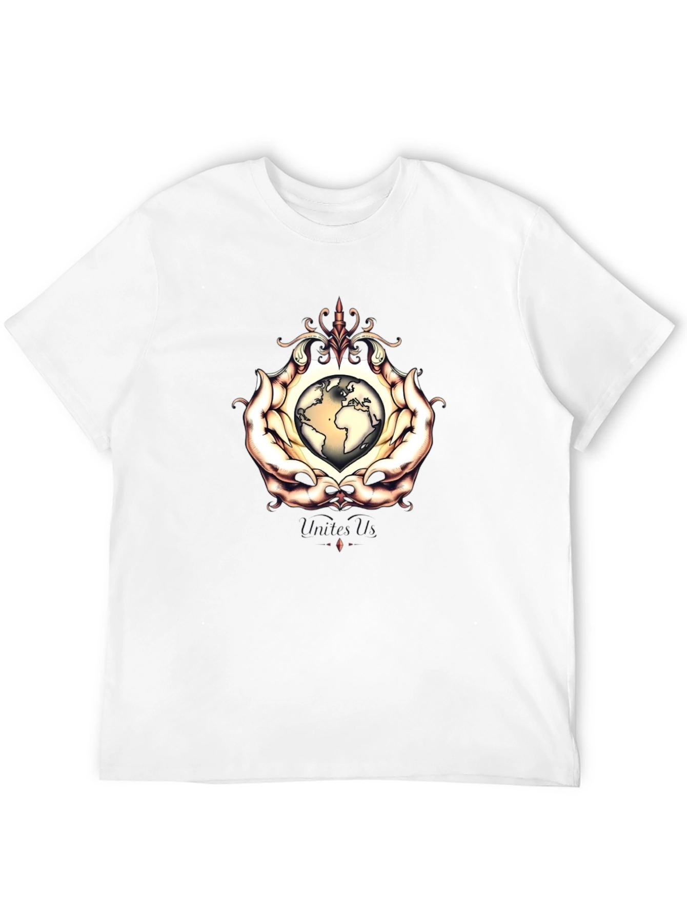 Earth in Hands Graphic T-Shirt - Unisex