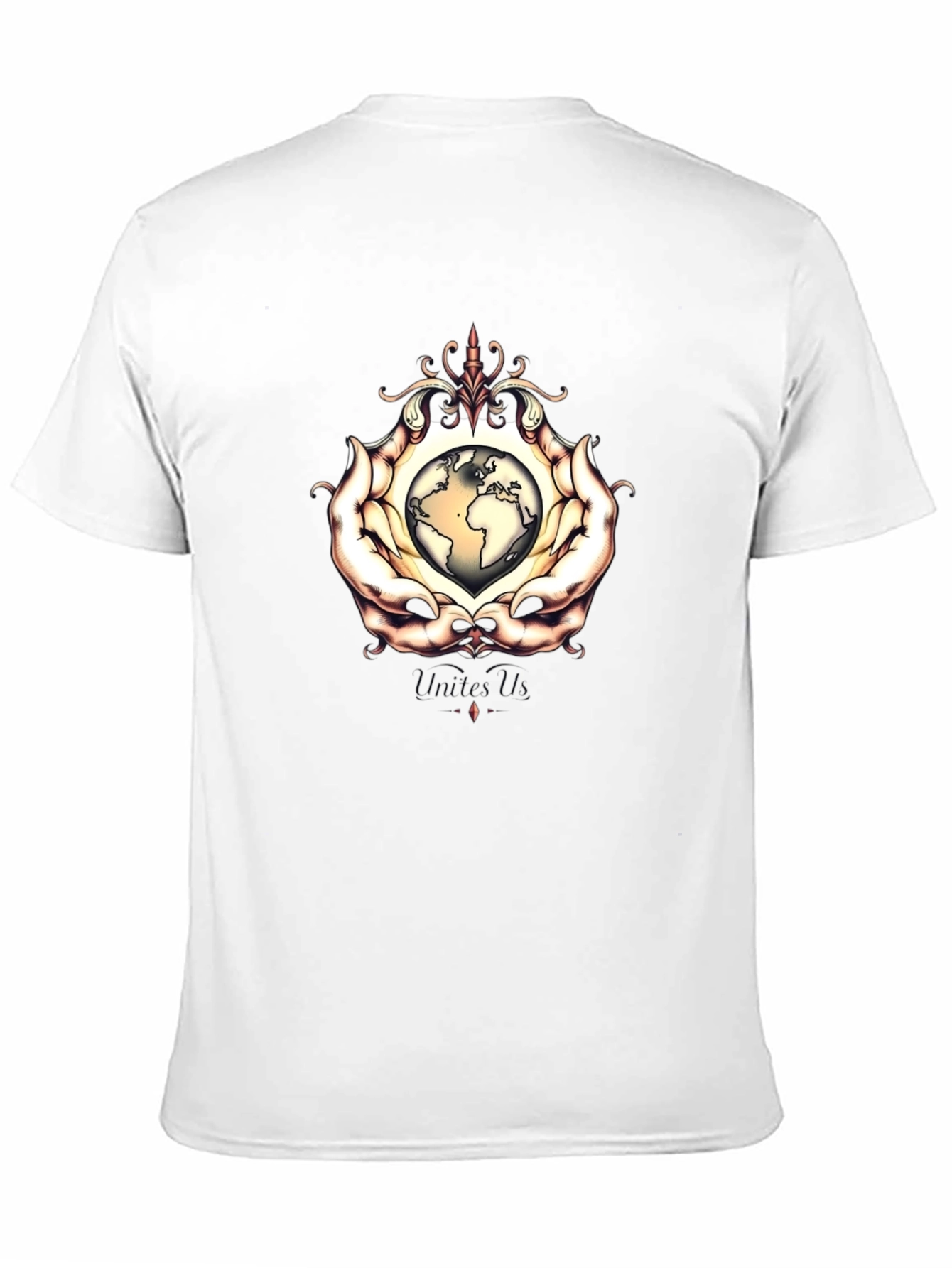 Earth in Hands Graphic T-Shirt - Unisex