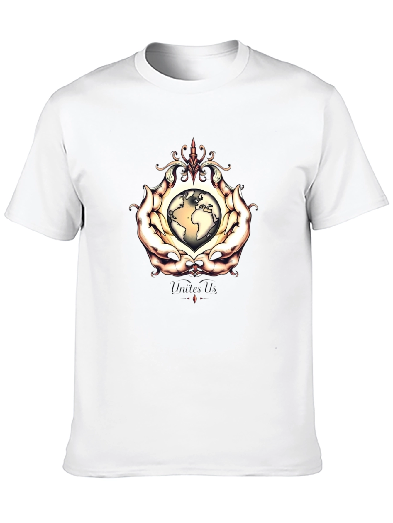 Earth in Hands Graphic T-Shirt - Unisex