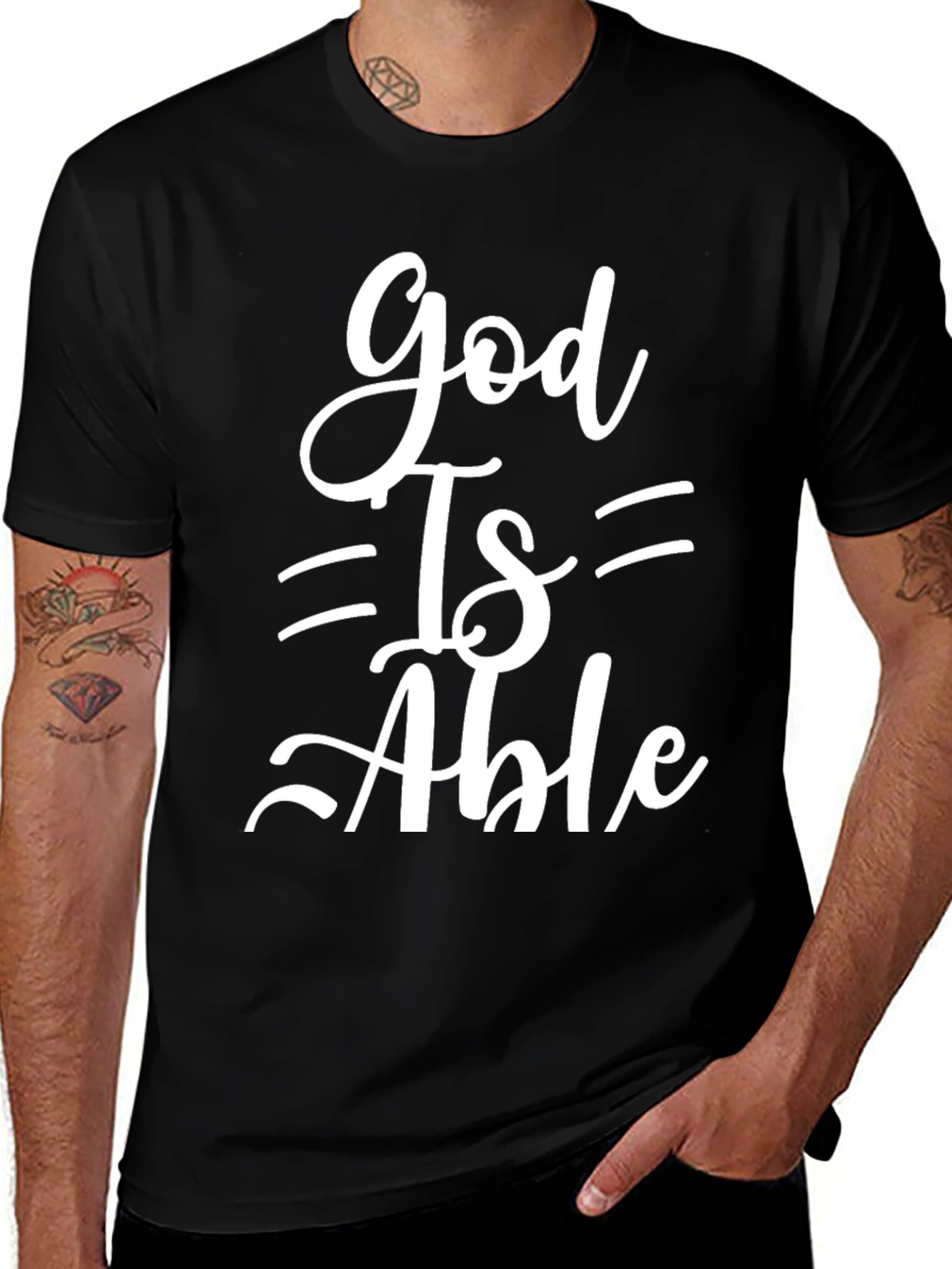 God Is Able T-Shirt - Faith Inspired Graphic Tee