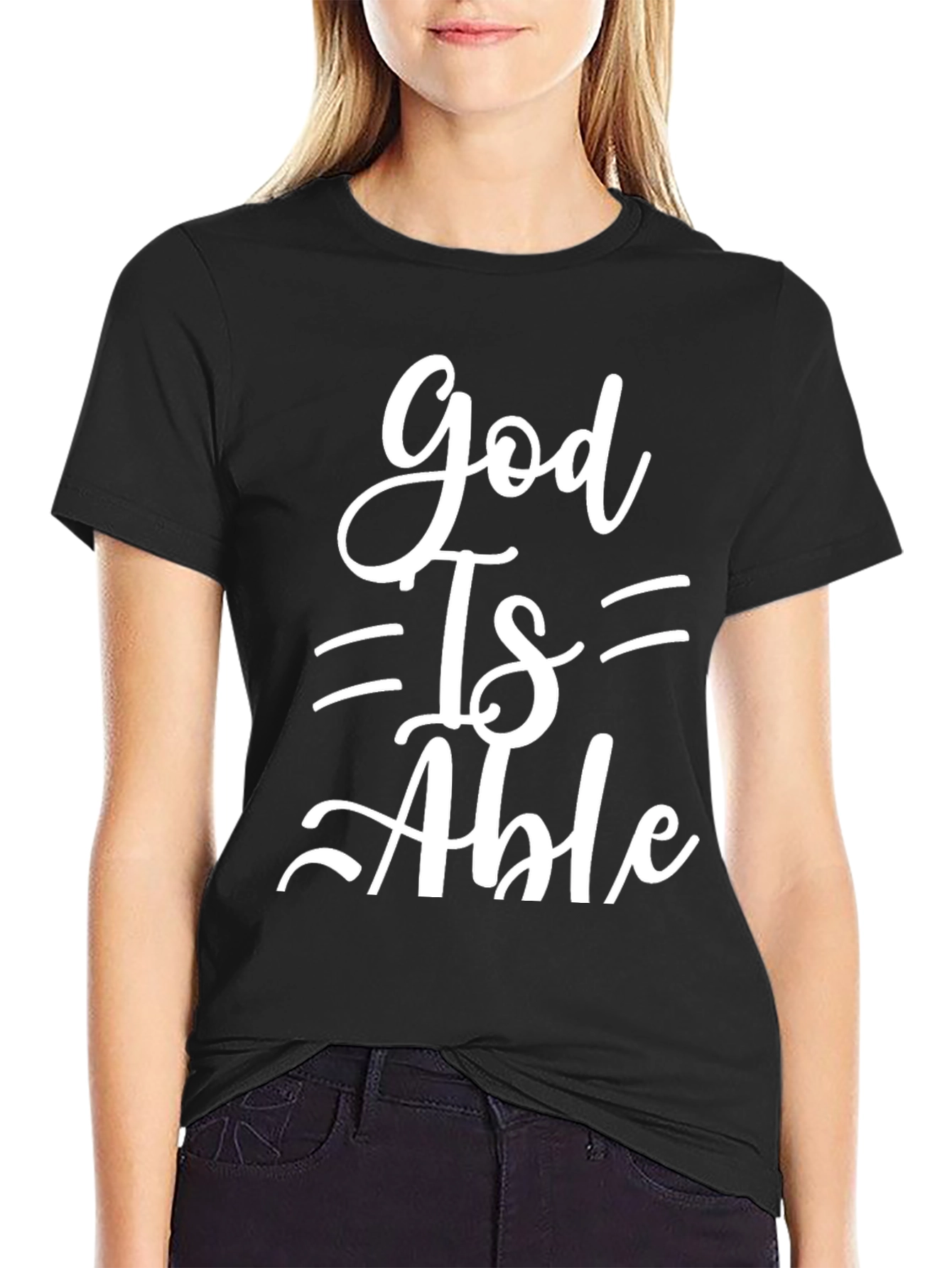 God Is Able T-Shirt - Faith Inspired Graphic Tee