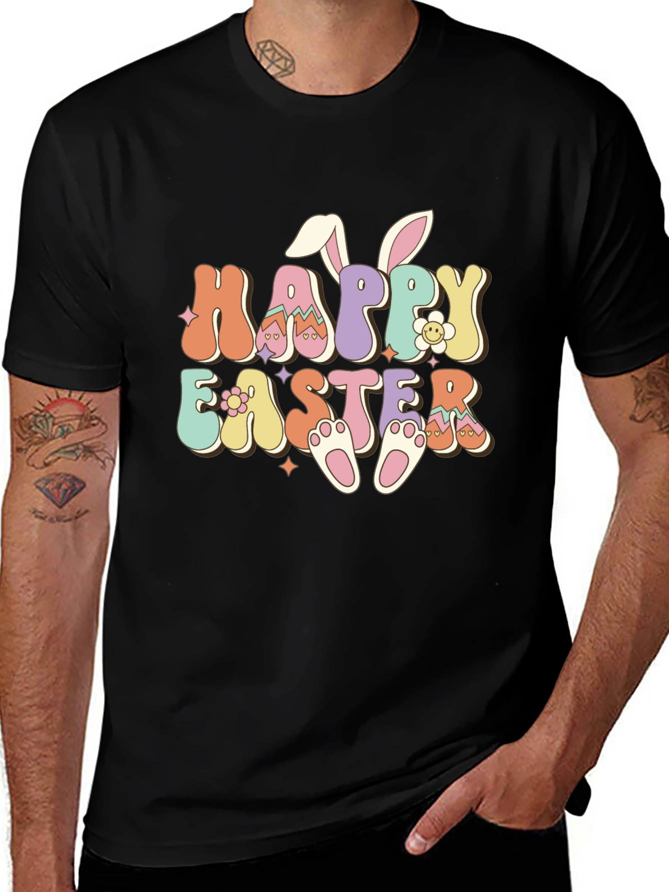 Happy Easter Graphic T-Shirt
